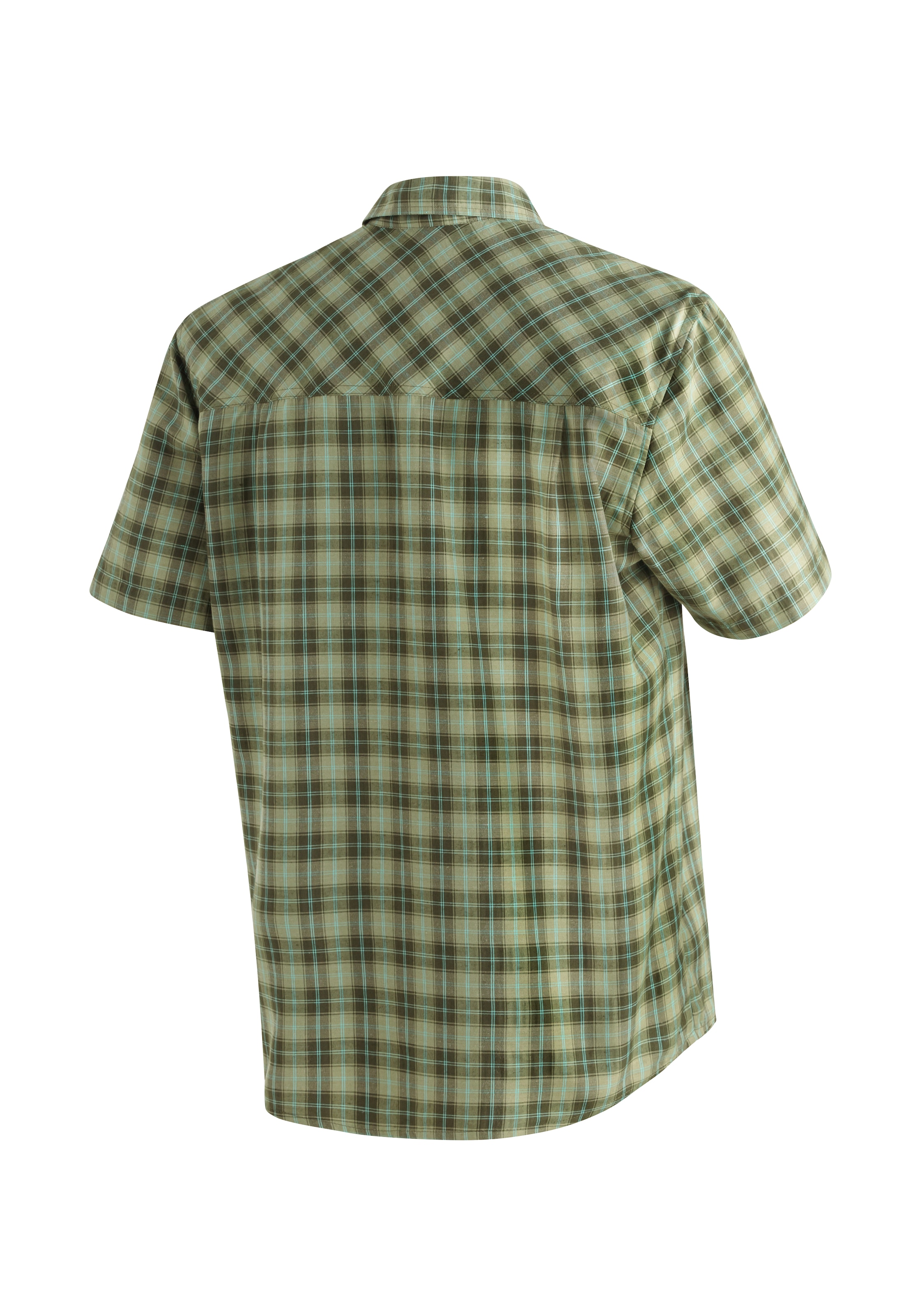 Maier Sports Chemisier fonctionnel »Mauro« Kariertes Kurzarm-Hemd für Wandern, Reisen und Freizeit