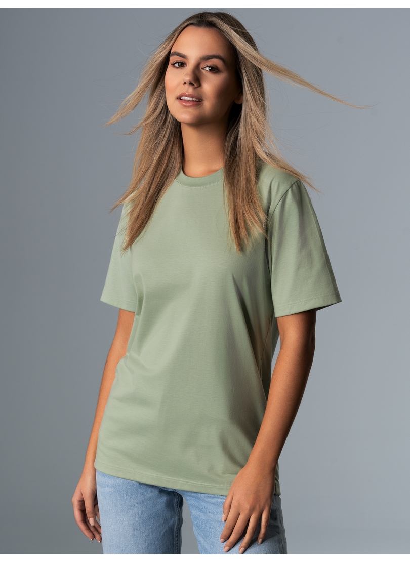 Trigema T-shirt »TRIGEMA T-Shirt DELUXE Baumwolle« 1 cuis