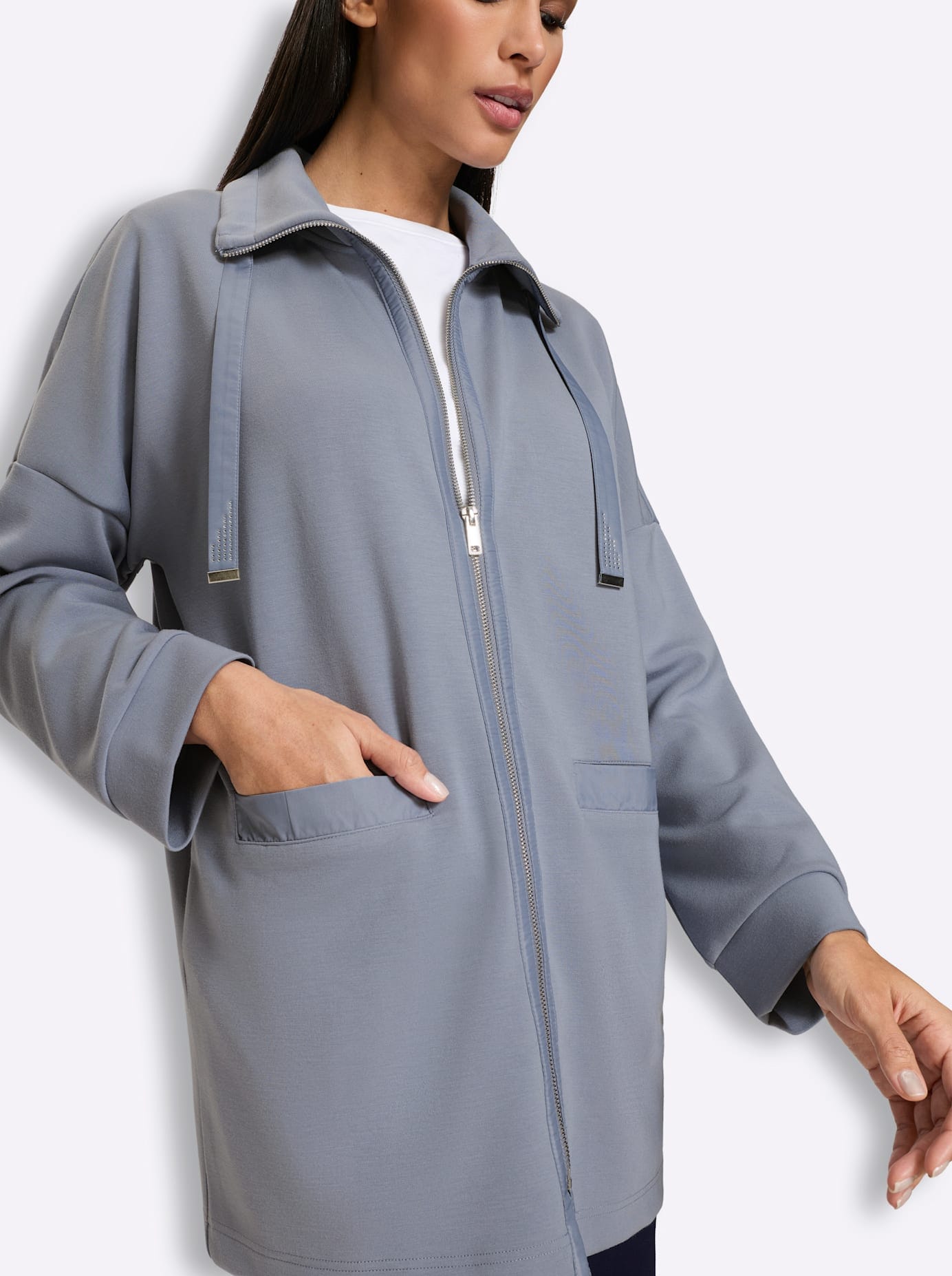 heine Veste chemise »Sweatshirtjacke« 1