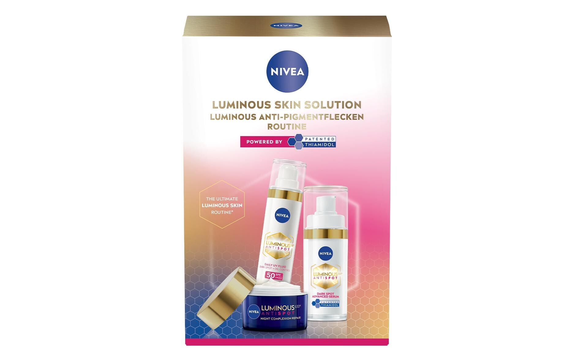 Nivea Gesichtspflege-Set »NIVEA LUMINOUS630® Anti-Pigmenflecken Routine Set«