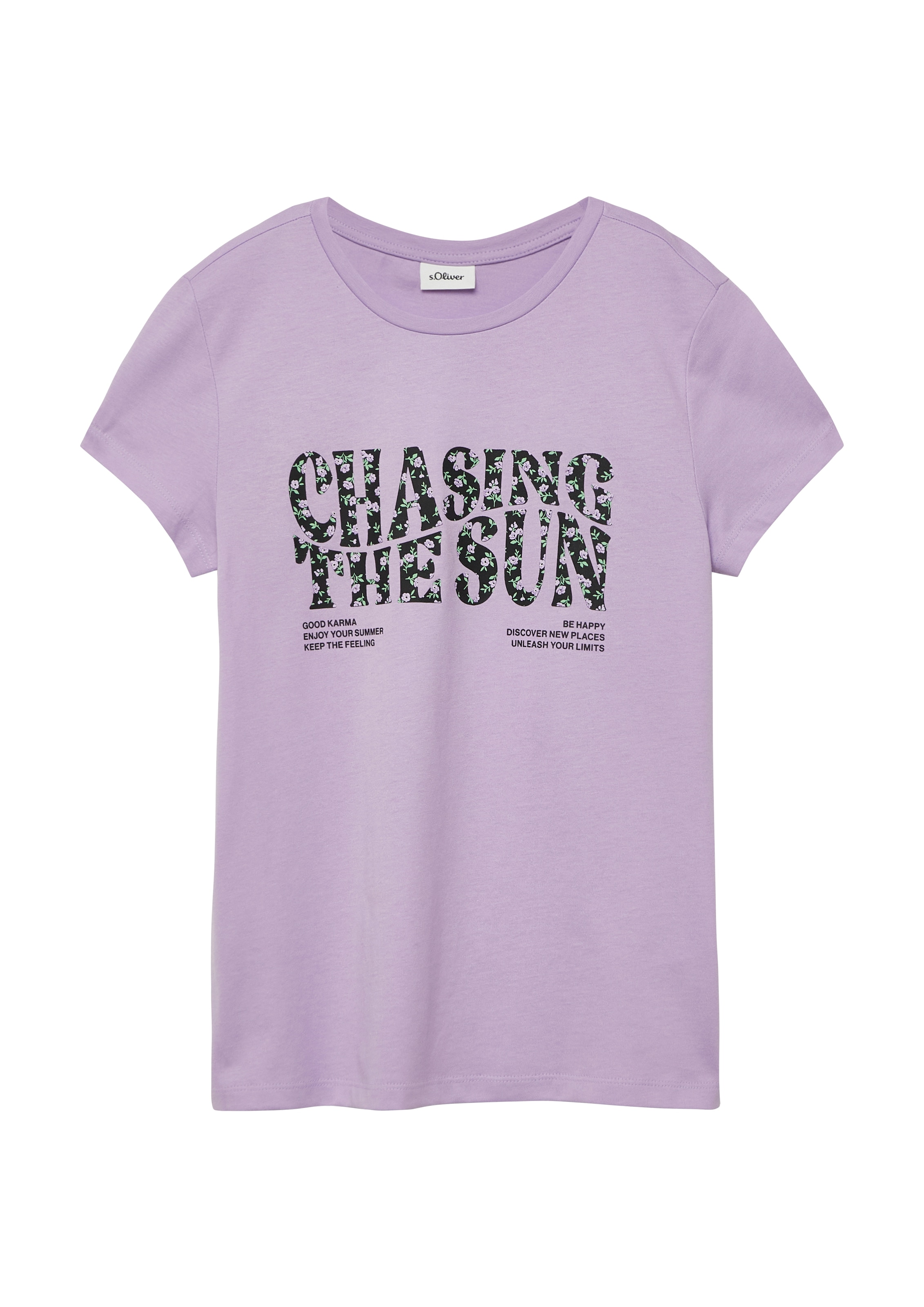 s.Oliver Junior T-shirt à manches courtes Sommershirt mit Print