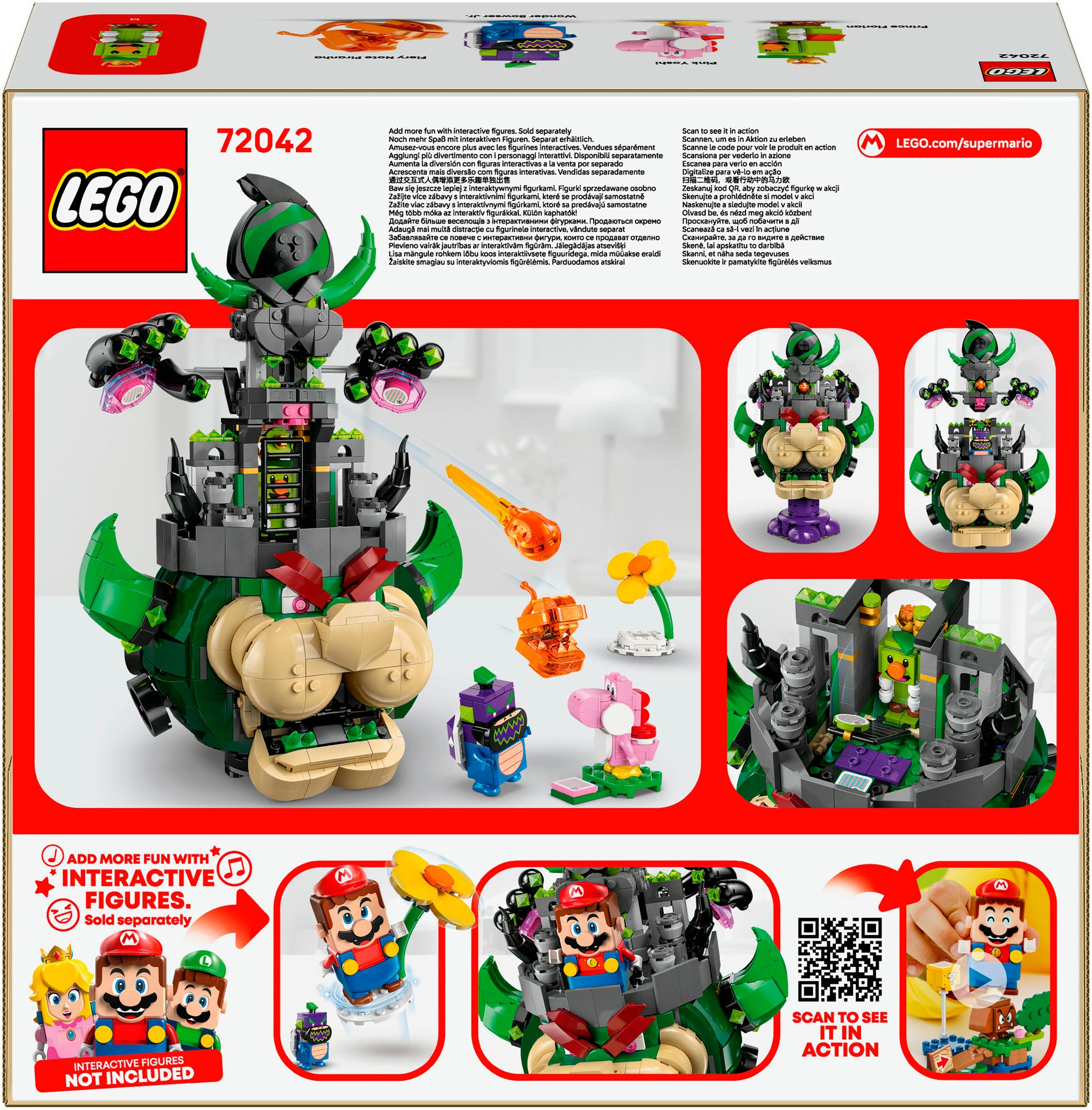 LEGO® Konstruktionsspielsteine »Prinz Florian & Schloss-Bowser (72042), LEGO Super Mario« Made in Europe