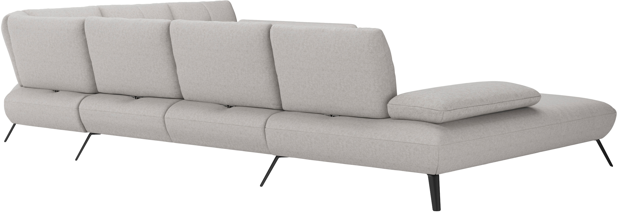 PLACES OF STYLE Wohnlandschaft »Mikado U-Form« inkl. Sitztiefenverstellung und Armteilverstellung