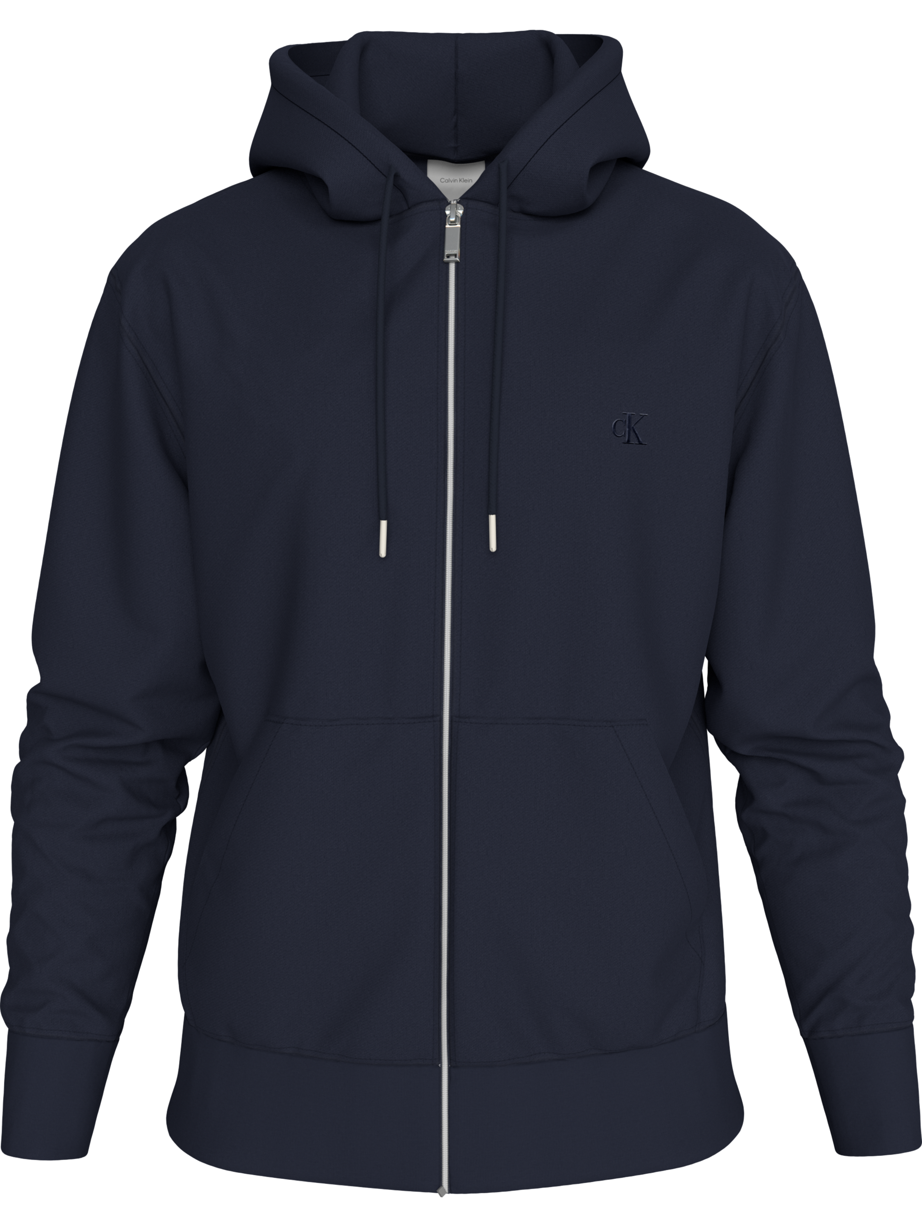 Calvin Klein Jeans Sweat à capuche »LS EU 350TERRY MONOGRAM FZ HOODI«, Mit Rundhalsausschnitt, regular fit
