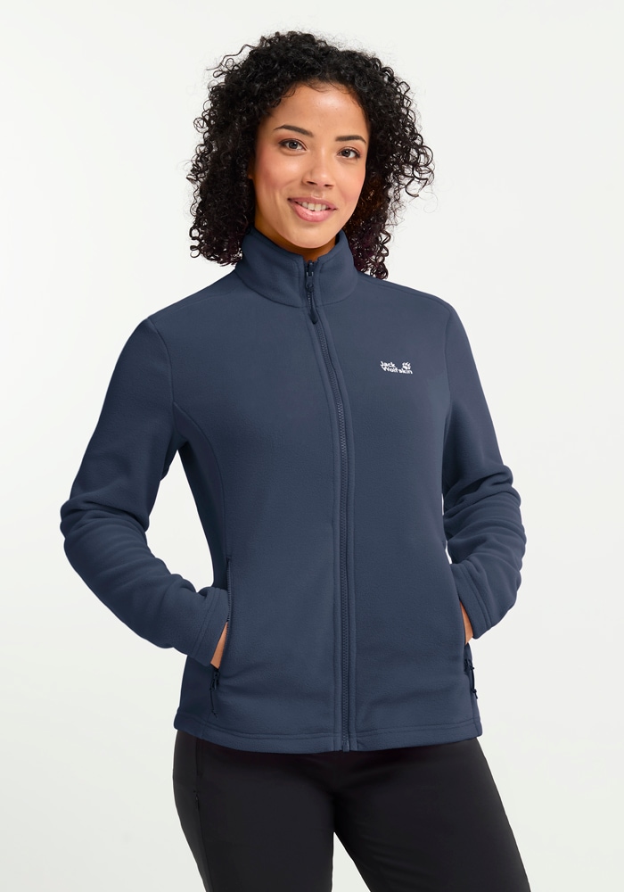 Jack Wolfskin Fleecejacke »TAUNUS 100 FZ W« winddicht, wasserabweisend, mit durchgehendem Reissverschluss
