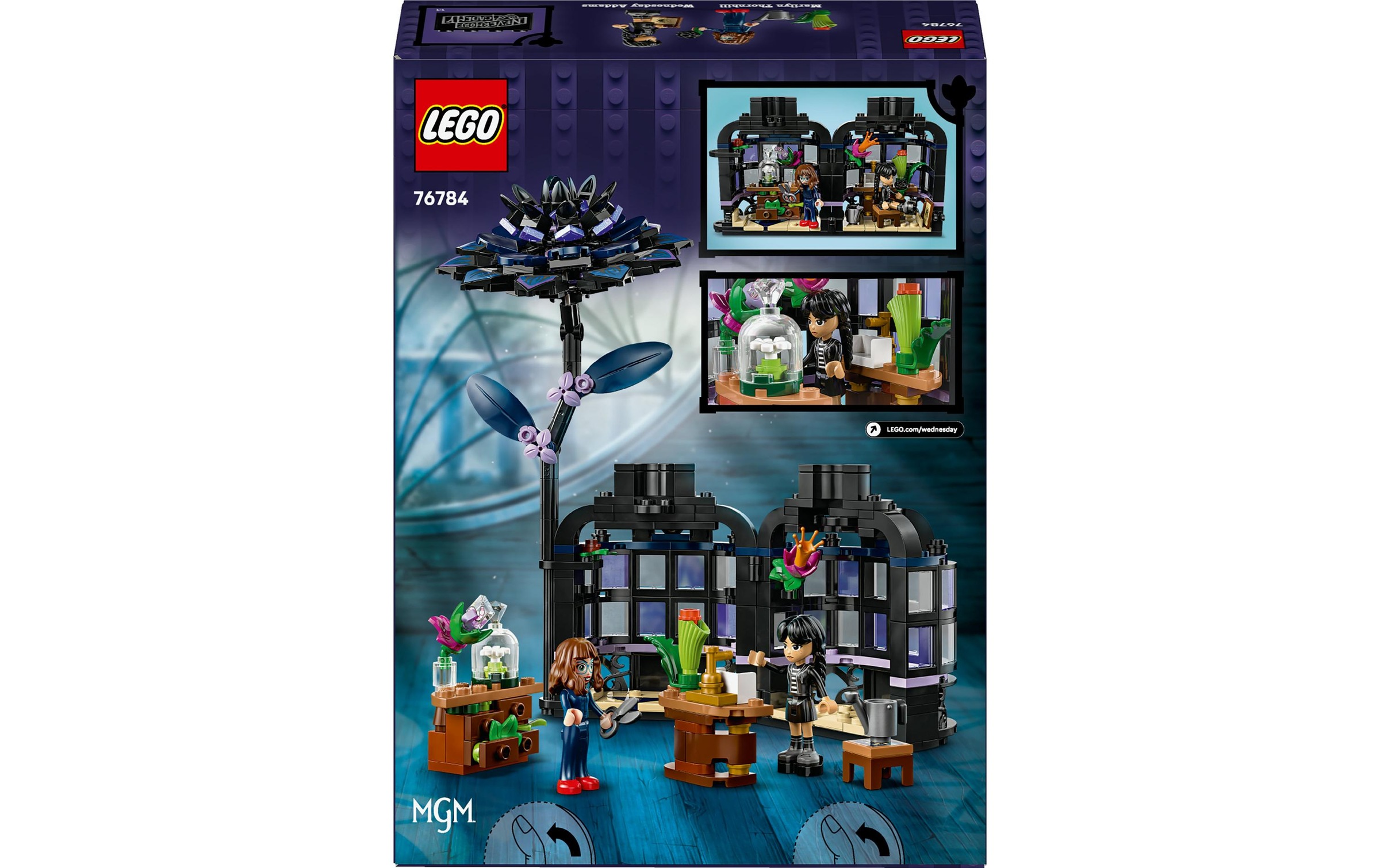 LEGO® Spielbausteine »LEGO® Wednesday Schwarze Dahlie 76784«