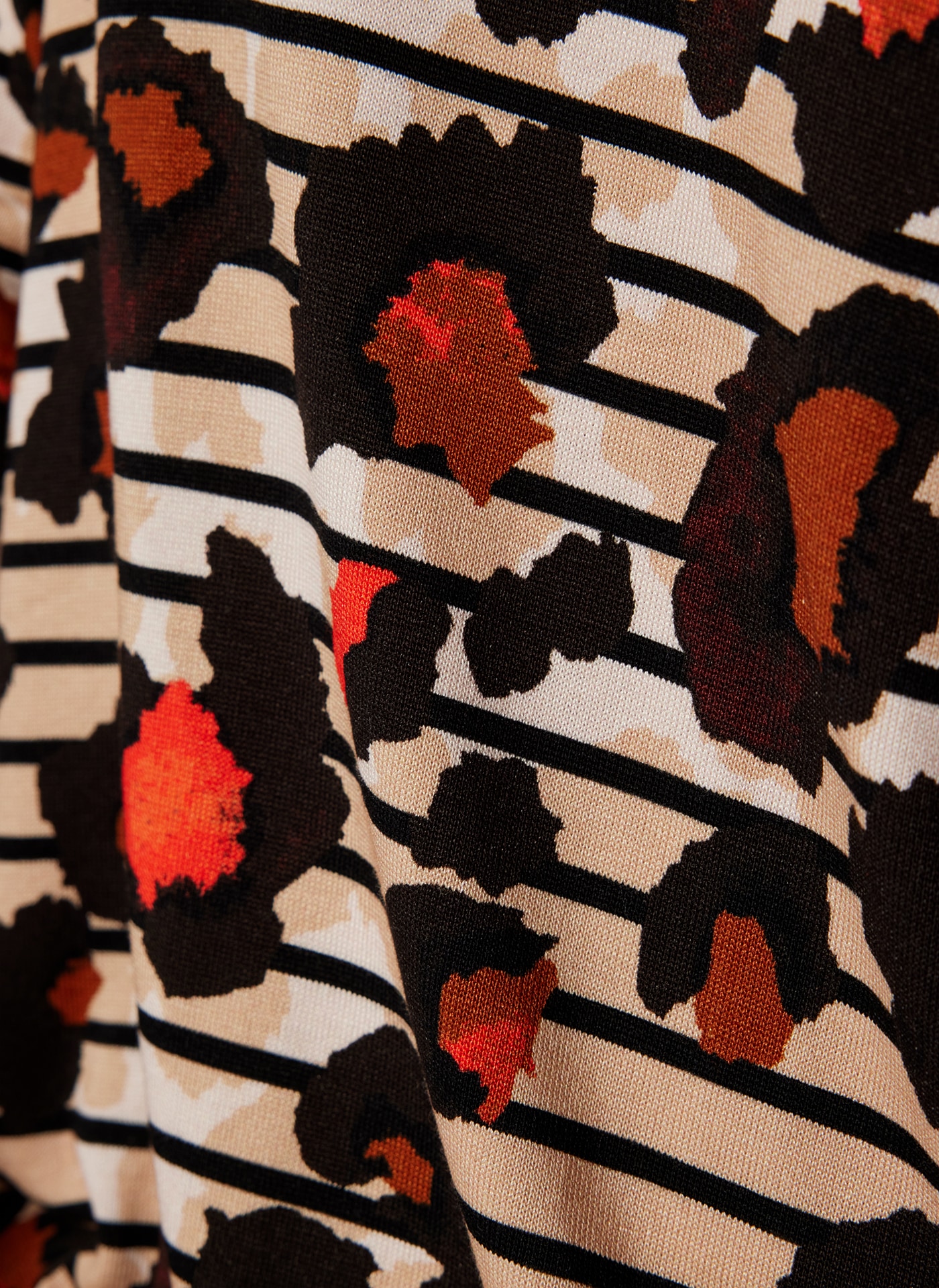 Rabe 3/4-Arm-Shirt gestreift mit Allover-Print