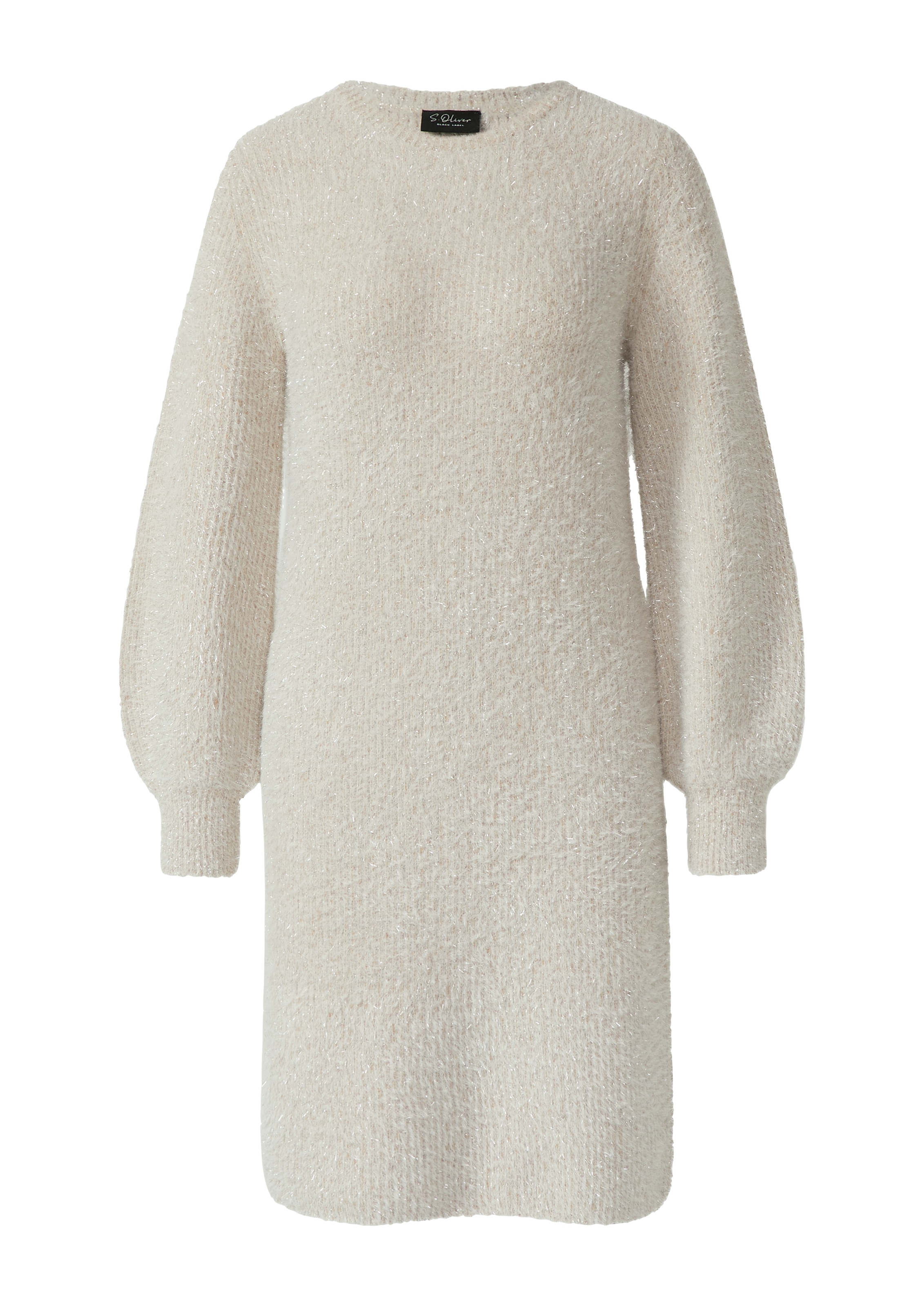 s.Oliver BLACK LABEL Robe en tricot avec ourlet côtelé