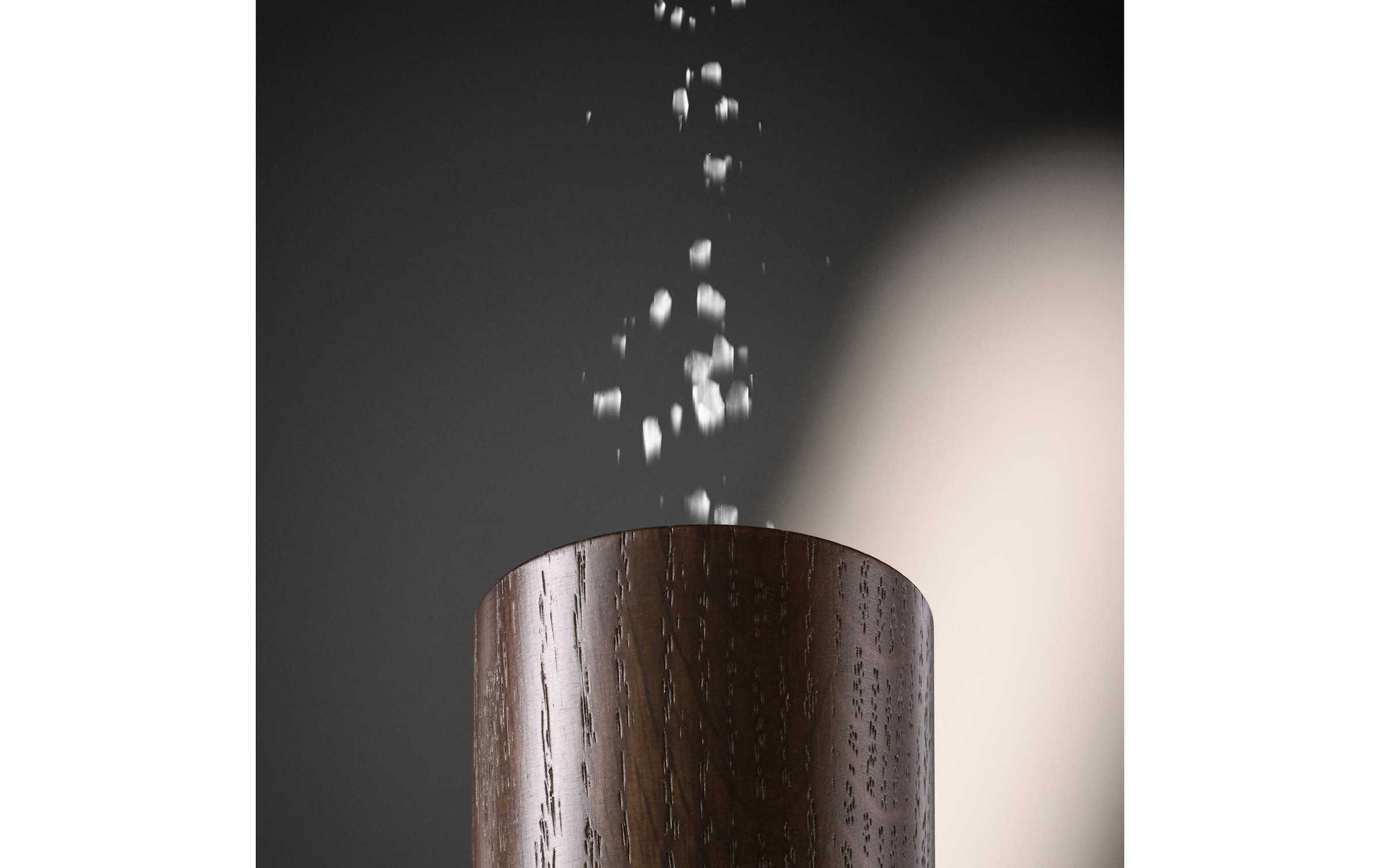WMF Gewürzmühle »Nature Pro Edelstahl« Keramikmahlwerk, einstellbarer Mahlgrad, Aromaschutzdeckel, Holz