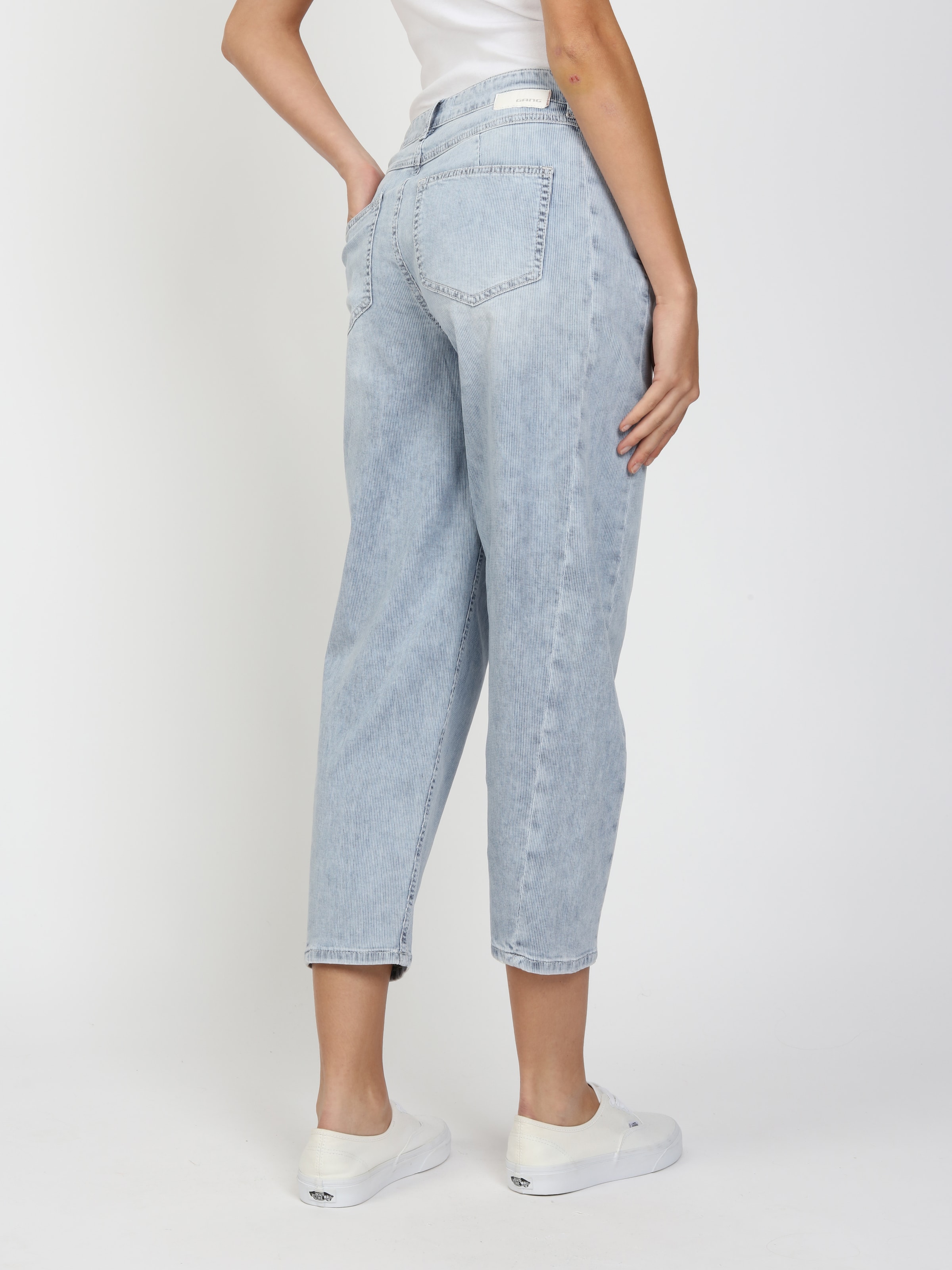 GANG Jeans 7/8 »94BLAKE« denim clair, coupe ballon