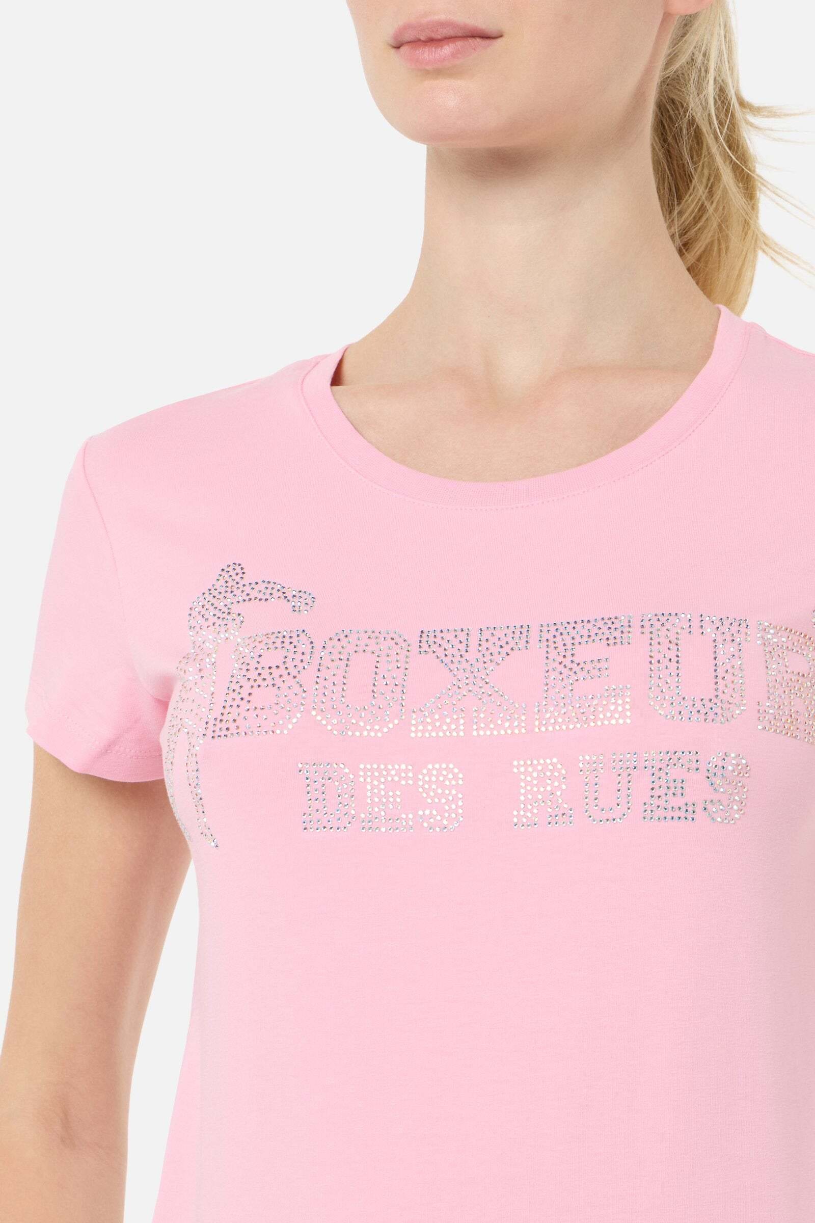 BOXEUR DES RUES T-shirt »BOXEUR DES RUES T-Shirt Rhinestone Logo«
