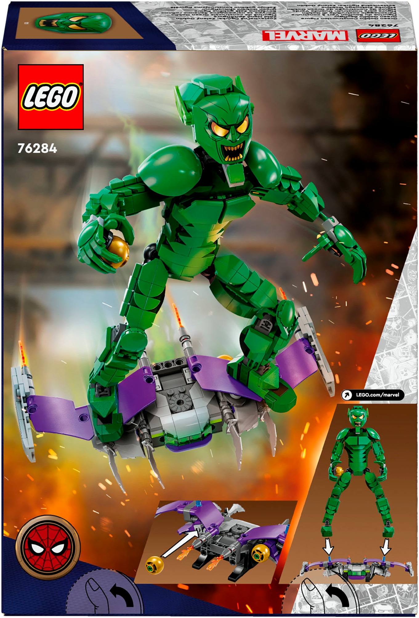 LEGO® Konstruktionsspielsteine »Green Goblin Baufigur (76284), LEGO Super Heroes« Made in Europe