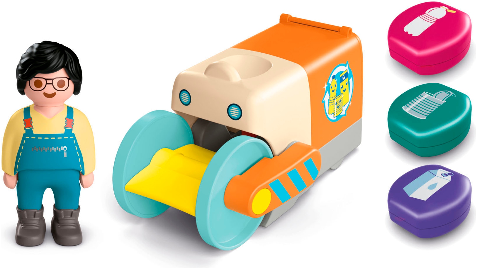 Playmobil® Konstruktions-Spielset »Spassiges Müllsammelfahrzeug (71774), Junior« Made in Europe