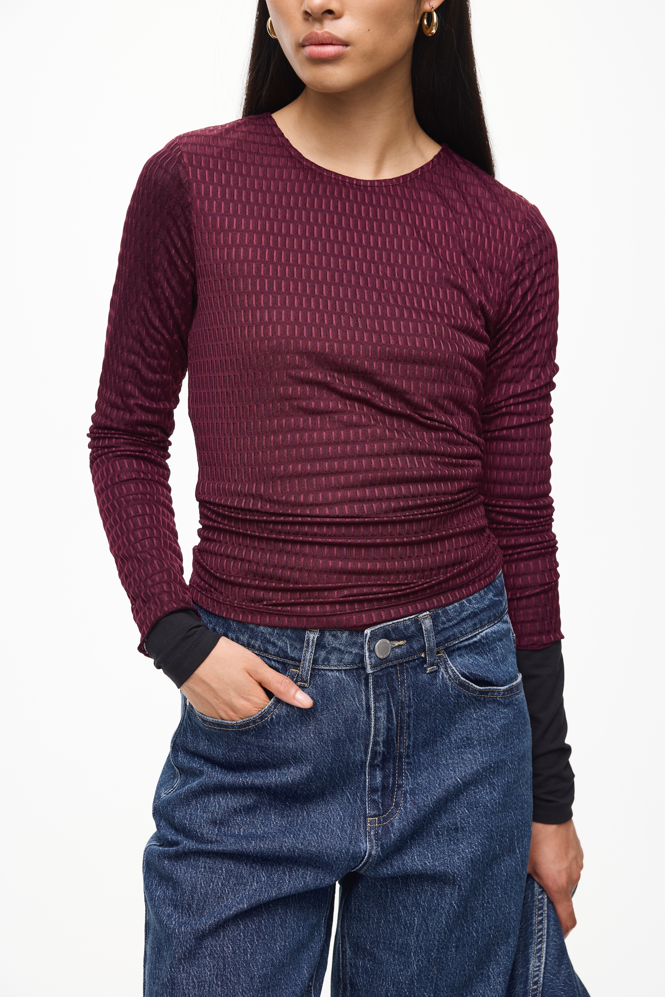 Vila Langarmshirt »VILARINE O-NECK L/S TOP - NOOS«