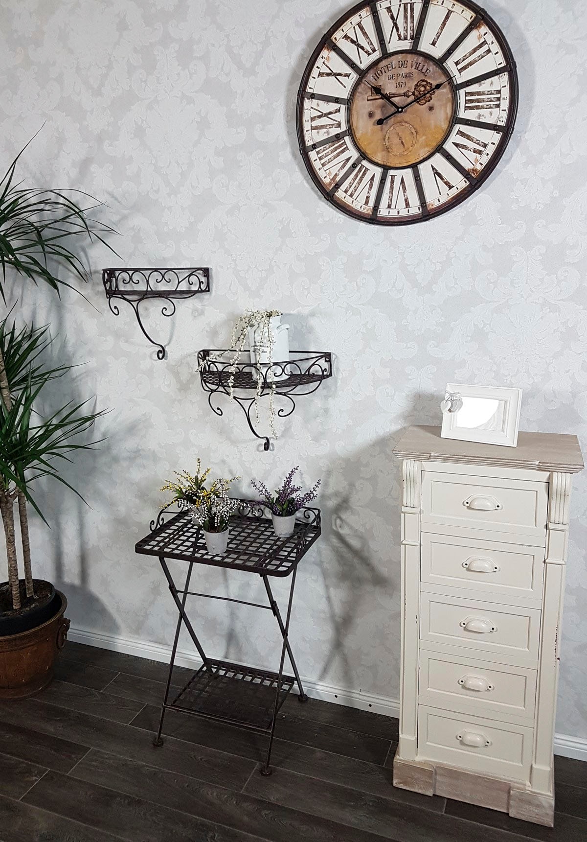 Ambiente Haus Deko-Wandregal »Wandregal-Set - antikbraun« 1 Stk. tlg.