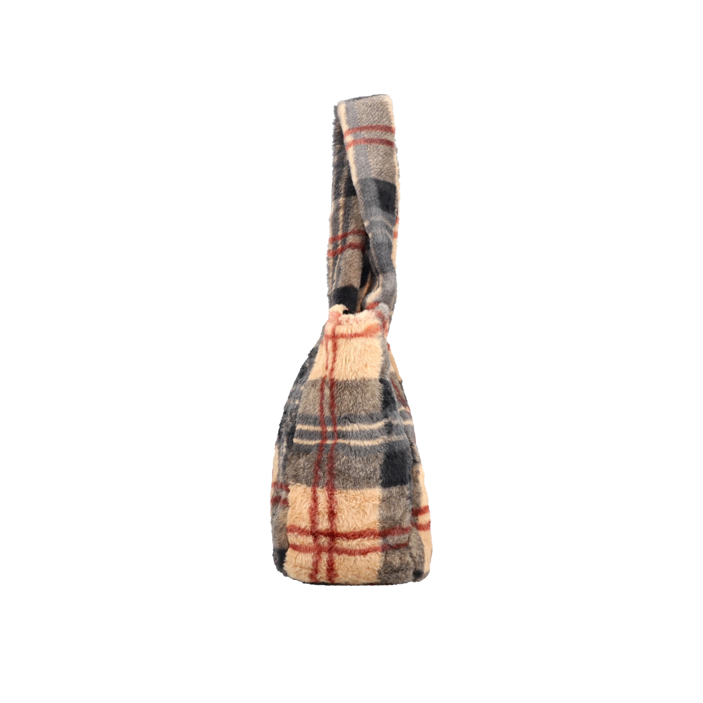 Rieker Shopper Sac bandoulière, sac à épaule au motif carreaux tendance