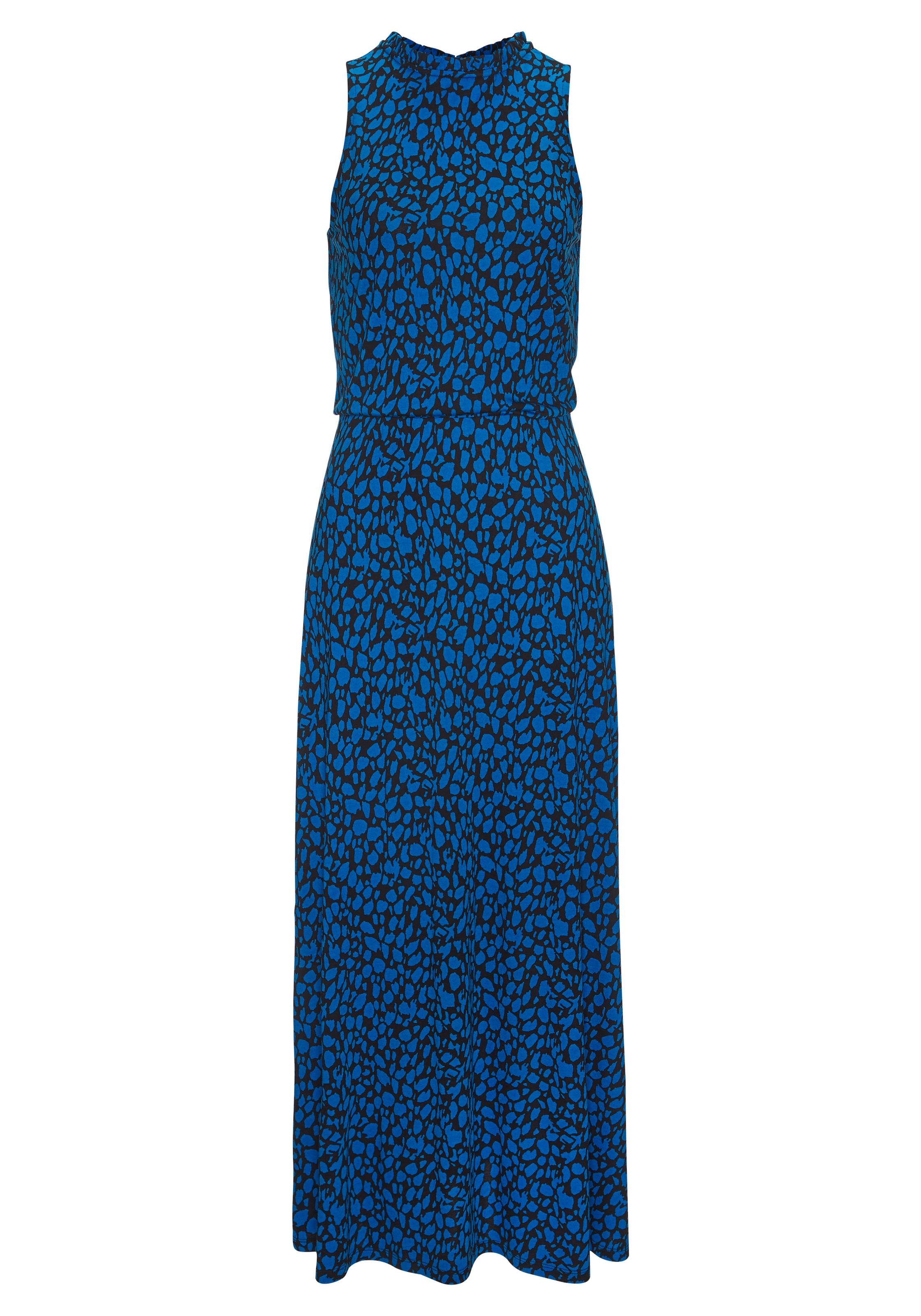LASCANA Jerseykleid in Maxilänge mit zeitlosem Alloverdruck