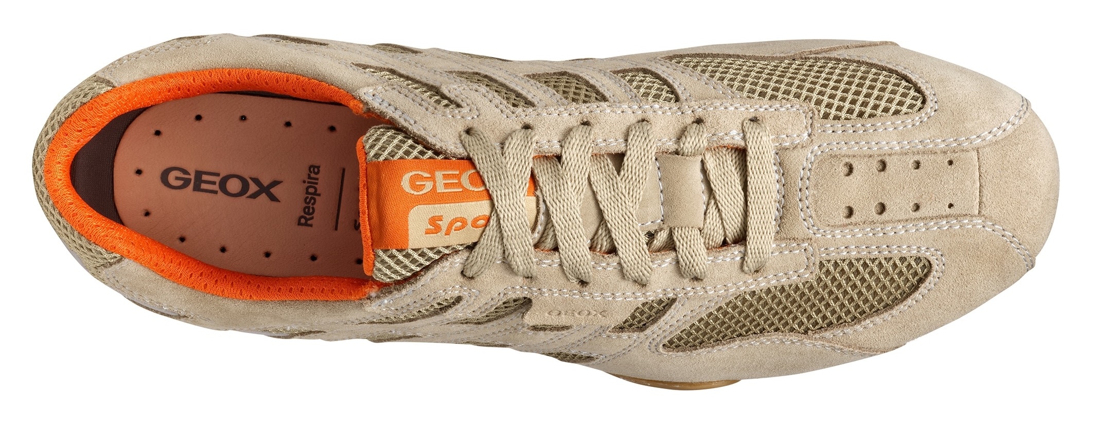 Geox Schnürschuh »U SNAKE ORIGINAL«  , Schnürschuh, Freizeitschuh, Trekking Sneaker mit Lederinnensohle