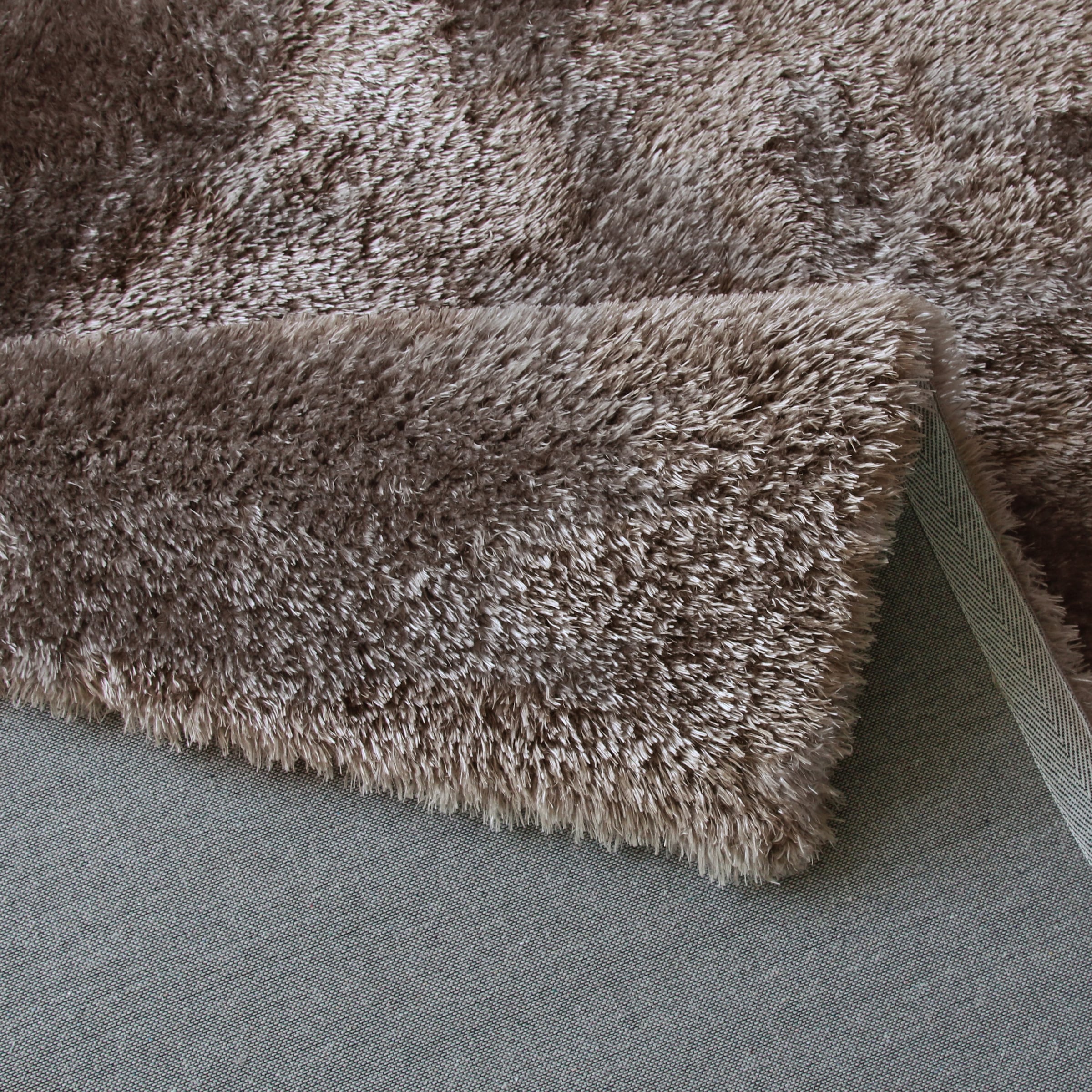 my home Tapis à poils longs »Micro Shaggy, aus weicher Mikrofaser« Rectangulaire 53 mm Höhe weich, flauschig, Uni-Farben, Wohnzimmer, Schlafzimmer, Kinderzimmer