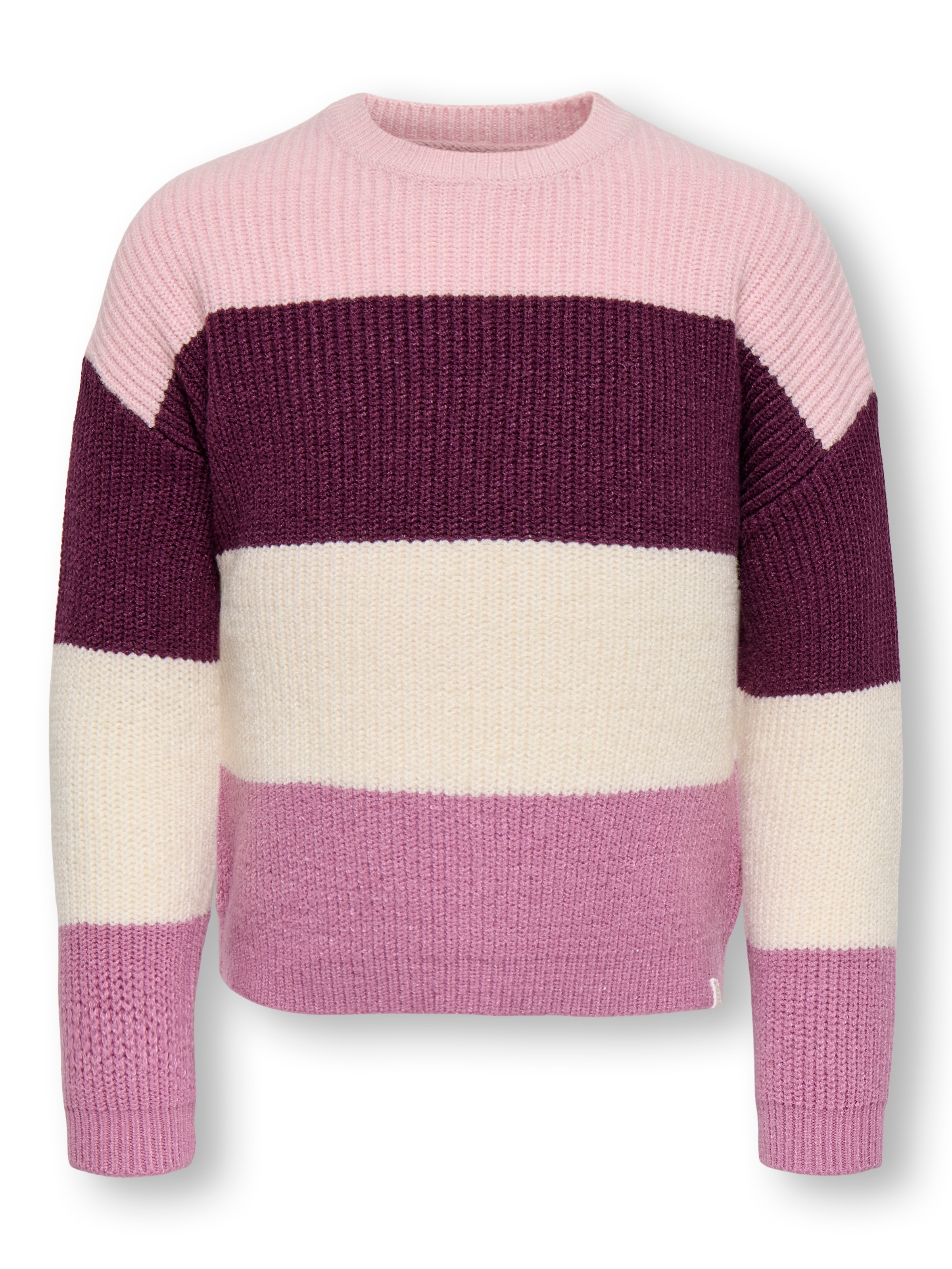 KIDS ONLY Pull en tricot »KMGSANDY L/S STRIPE PULLOVER KNT NOOS« mélange viscose, coupe régulière