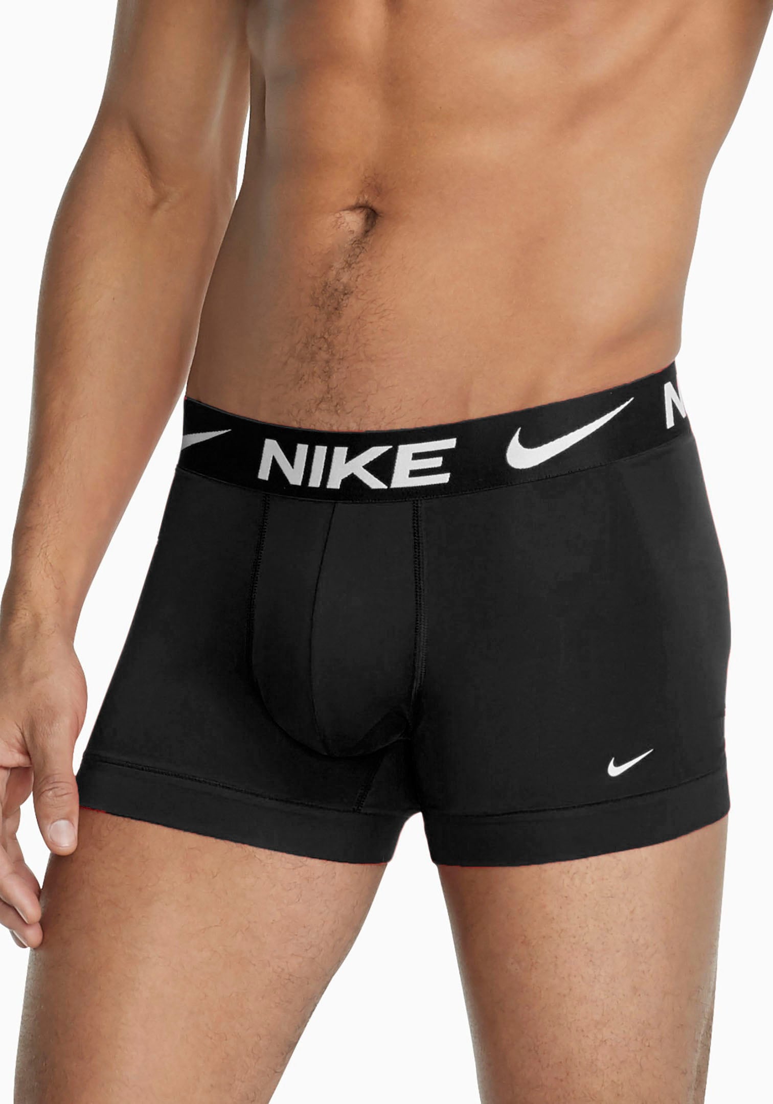 NIKE Underwear Tronc »TRUNK 3PK« Paquet, 3er, 3 cuis mit Logo-Elastikbund