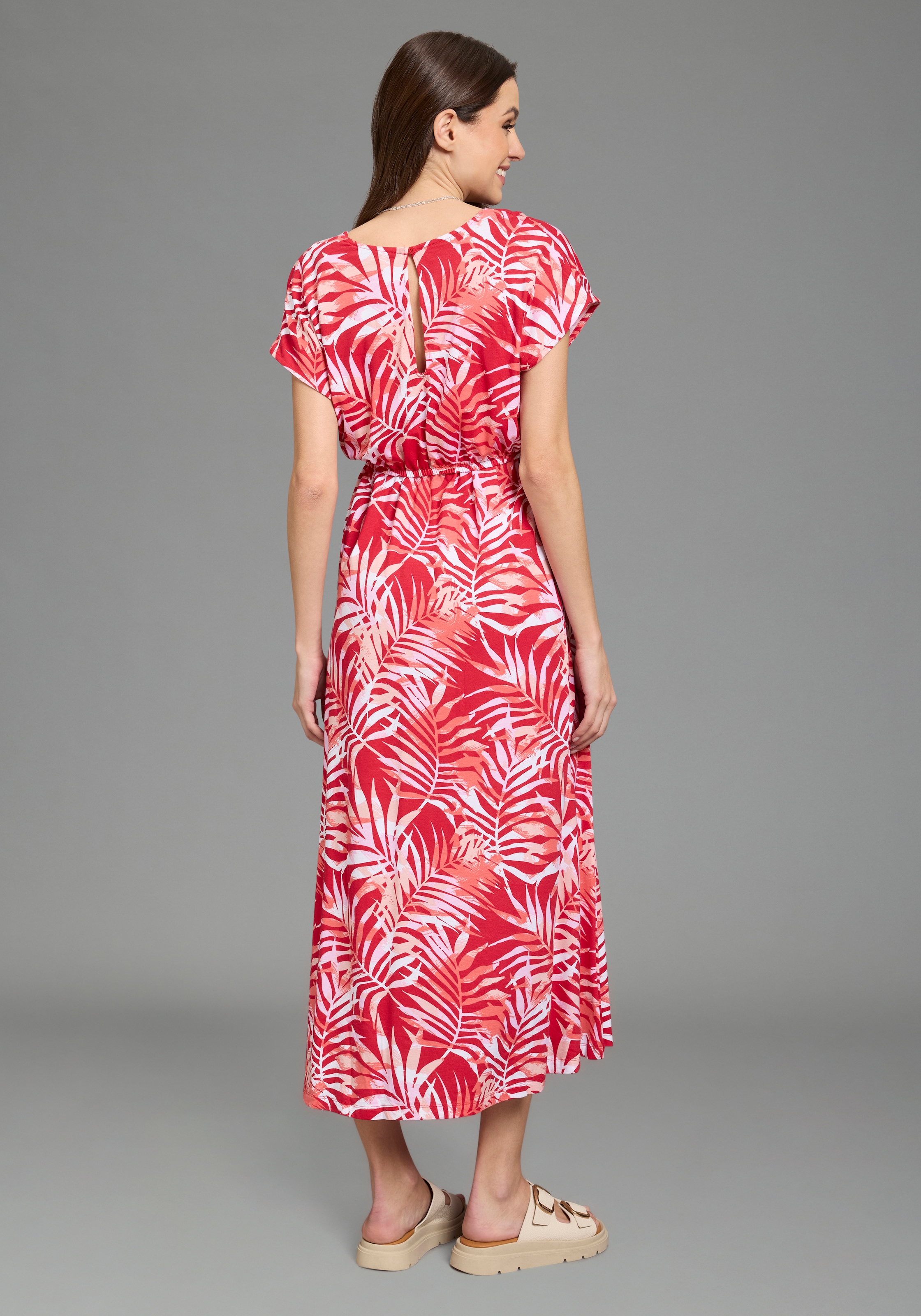 Neun Monate Umstandskleid »Langes Schwangerschafts- und Still-Kleid« Ohne Taschen Jersey-Kleid für Schwangerschaft und Stillzeit