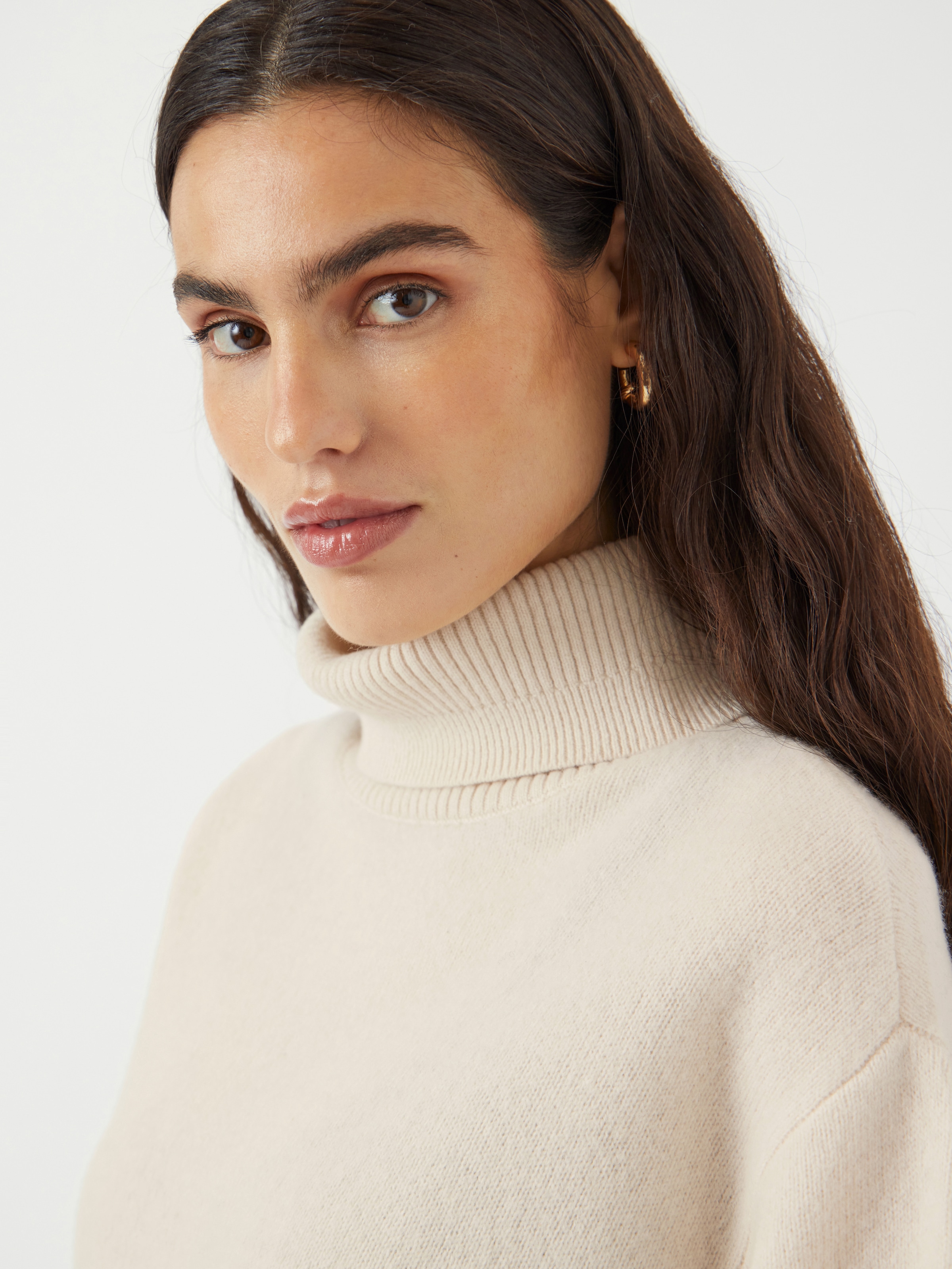Y.A.S Pull en tricot »YASEMILA 2/4 WOOL KNIT PULLOVER S. NOOS« regular fit, reine Wolle