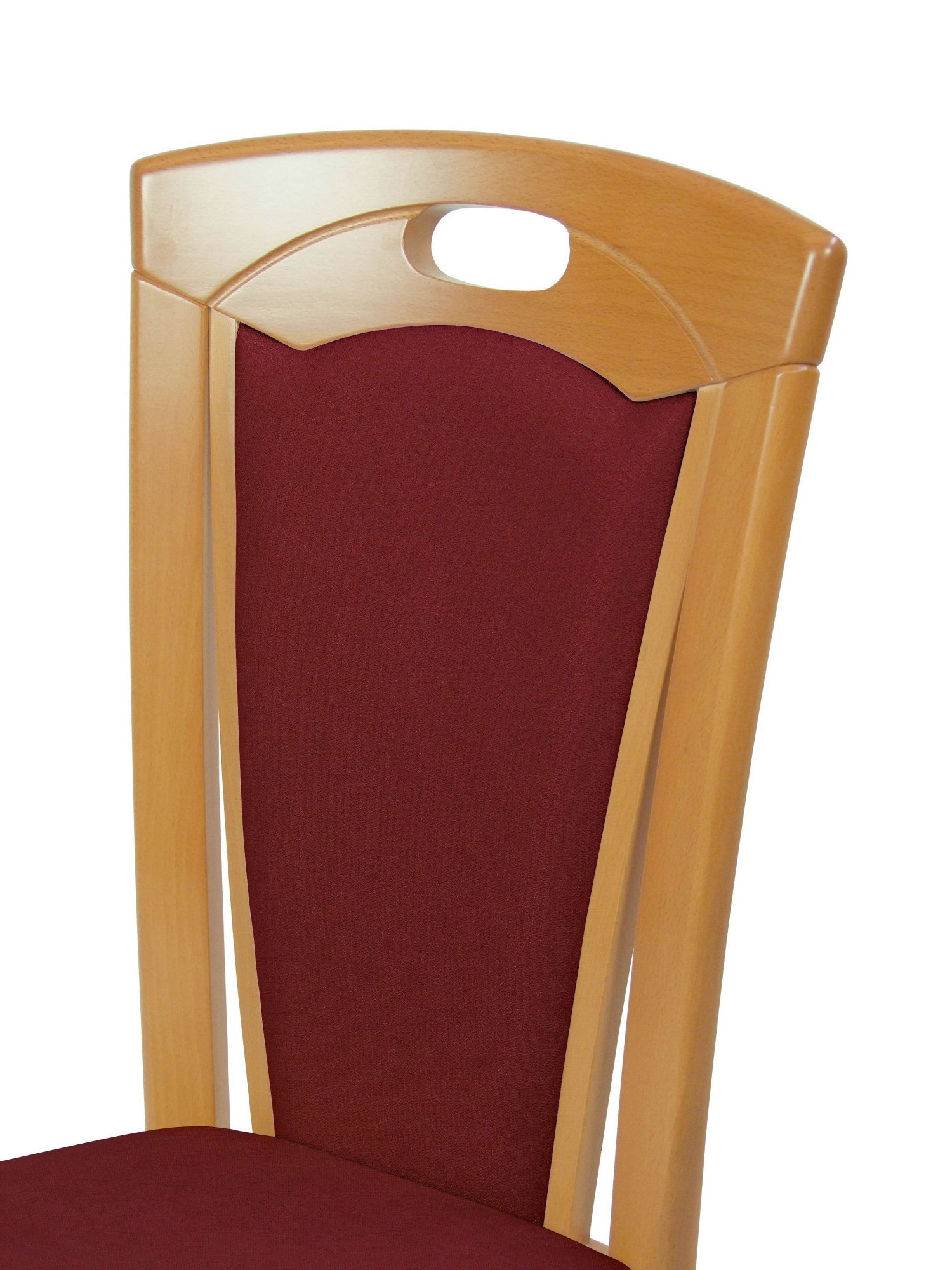 Home affaire Chaise de salle à manger »FERDI Made in Italy, Massivholz« (Set) 2 cuisBezug Feinstruktur (wasser- und fleckabweisend) oder Struktur