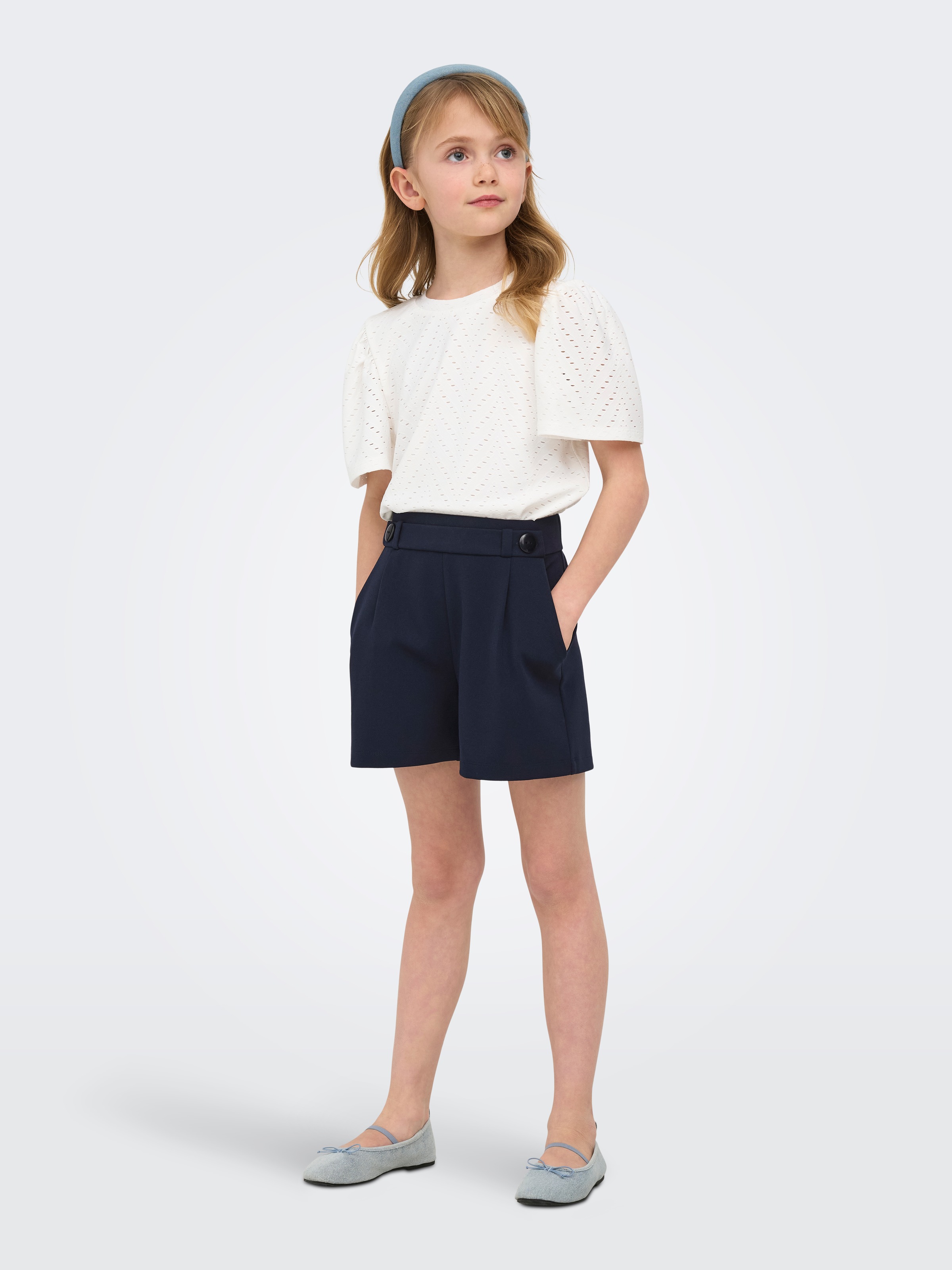 KIDS ONLY Short »KOGGEGGO LIFE BUTTON SHORTS VD JRS NOOS«  mélange de matériaux, coupe normale