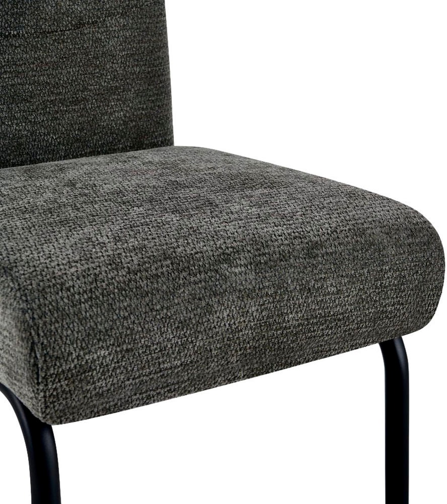 GOODproduct Chaise cantilever »Echo« (Ensemble) 2 cuischaise cantilever confortable avec ressort et poignée, charge maximale 140 kg