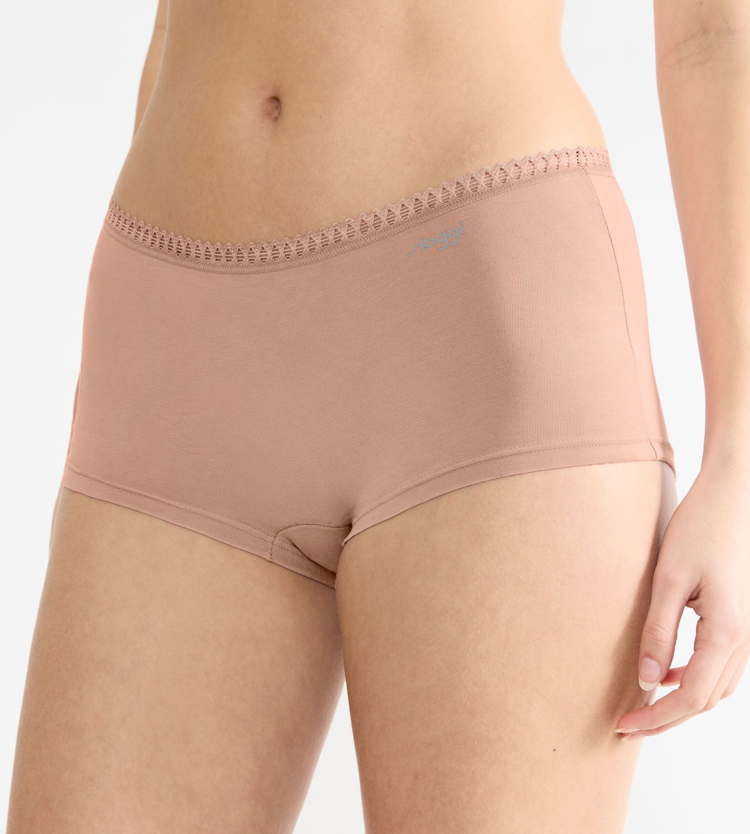 sloggi Panty »GO Crush Short C3P« 3er Pack,  mit Spitzendetails