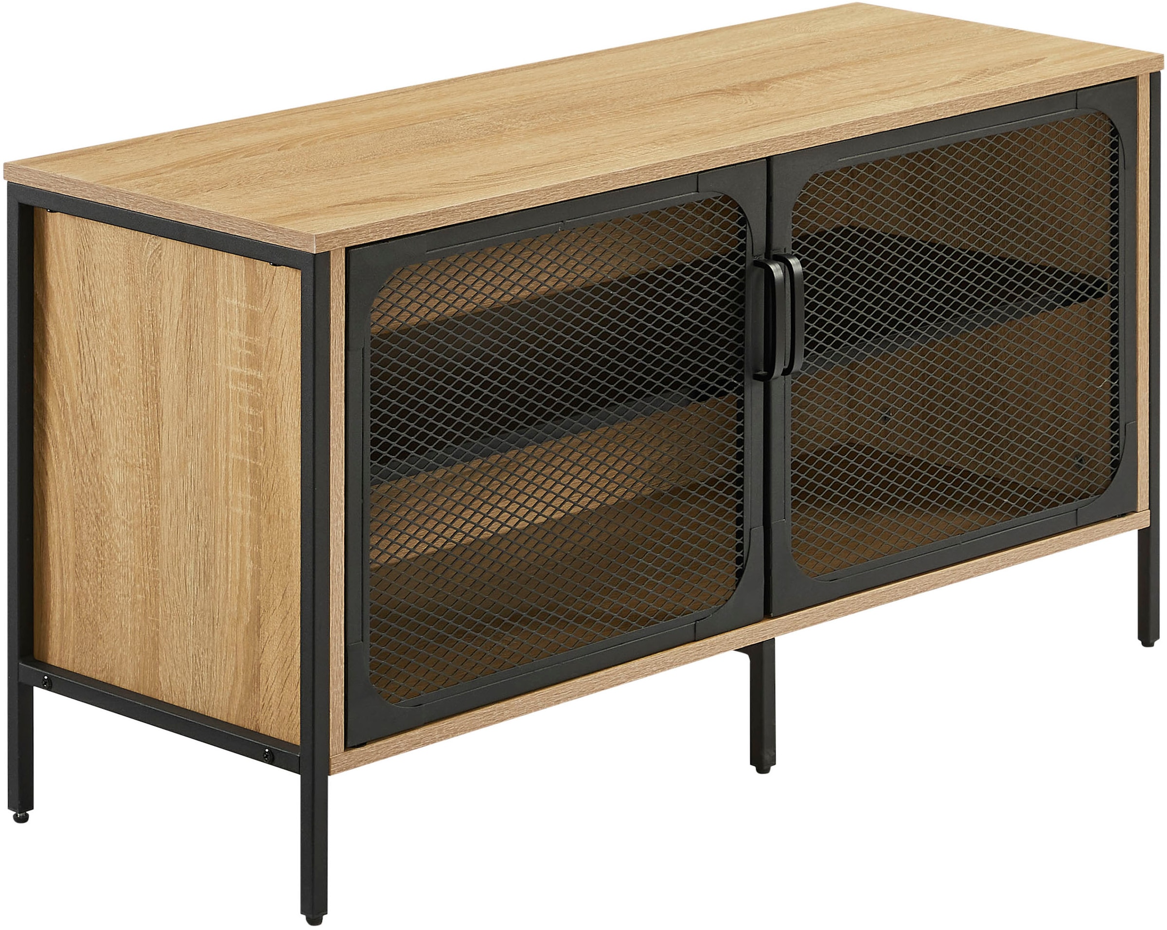 GOODproduct TV-Board »Amance« mit natürlichen ABS-Kanten und langlebigem Metallgestell