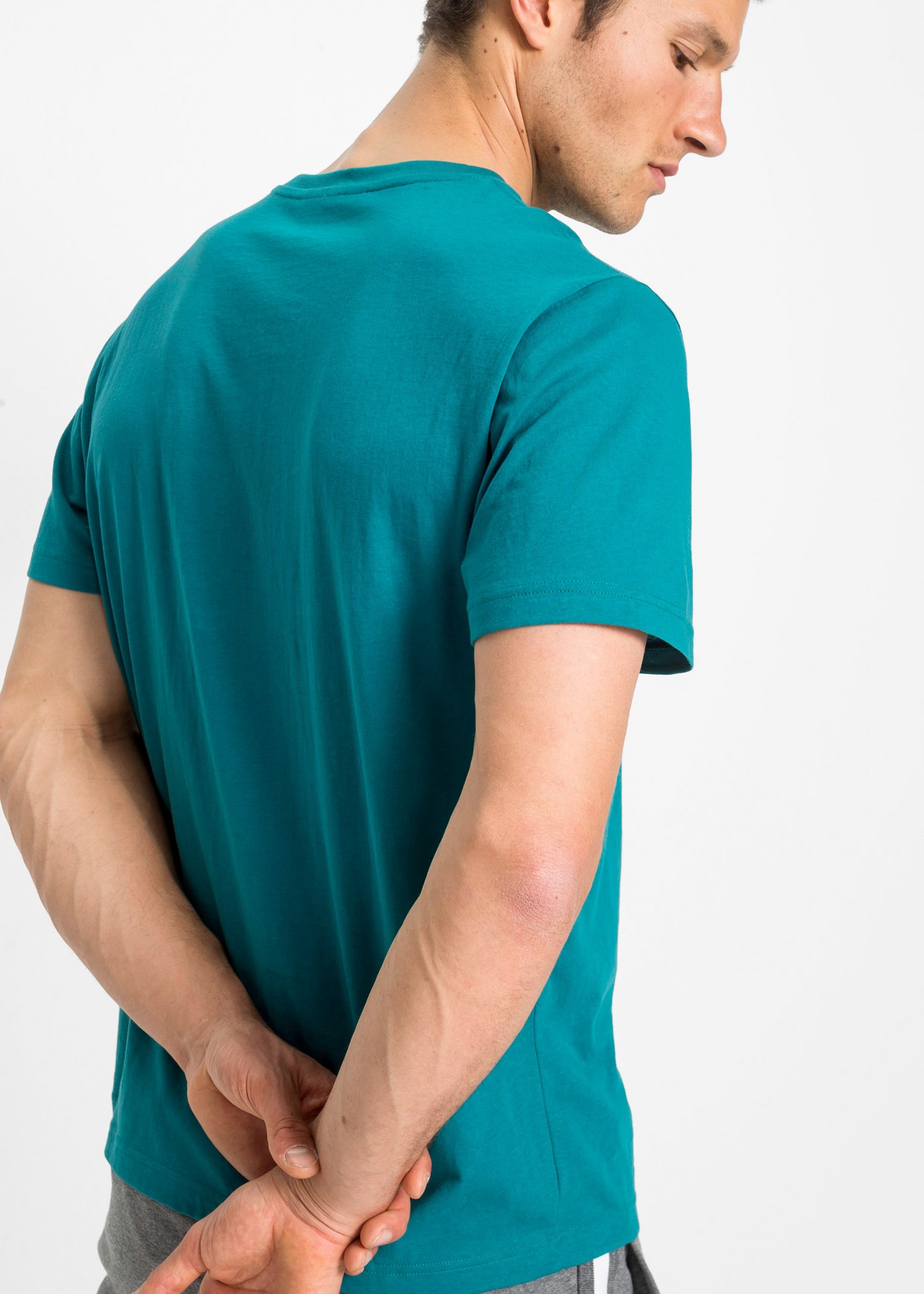 bonprix T-shirt »T-Shirt (3er Pack)« Packung, 3, 3 cuis T-Shirt (3er Pack) mit Rundhalsausschnitt