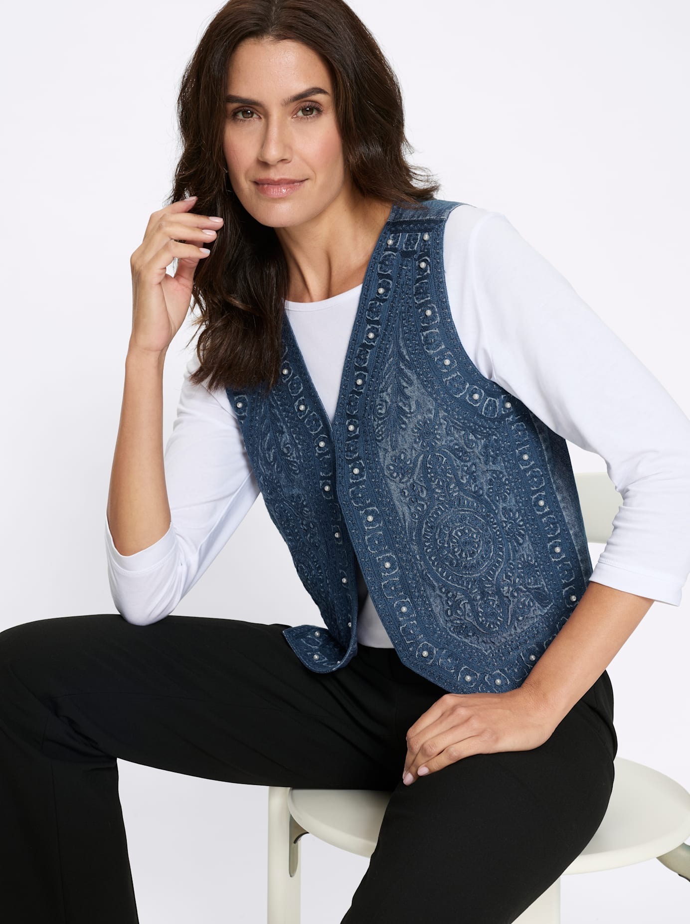 Inspirationen Gilet en jean