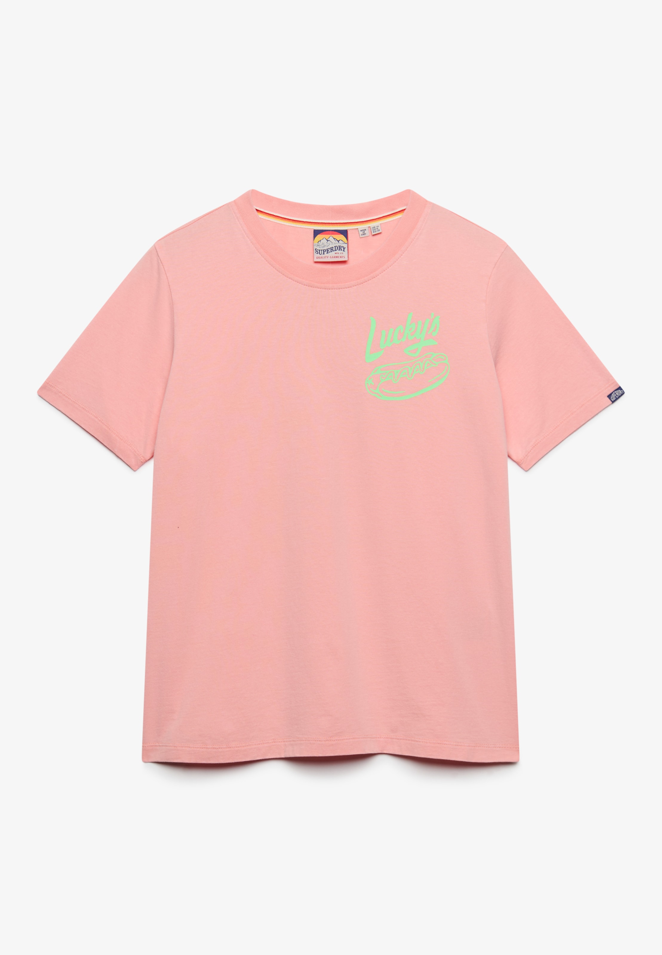 Superdry T-shirt imprimé »ROADSIDE TRADE RELAXED TEE« en coton jersey simple, Relaxed Fit, manches courtes