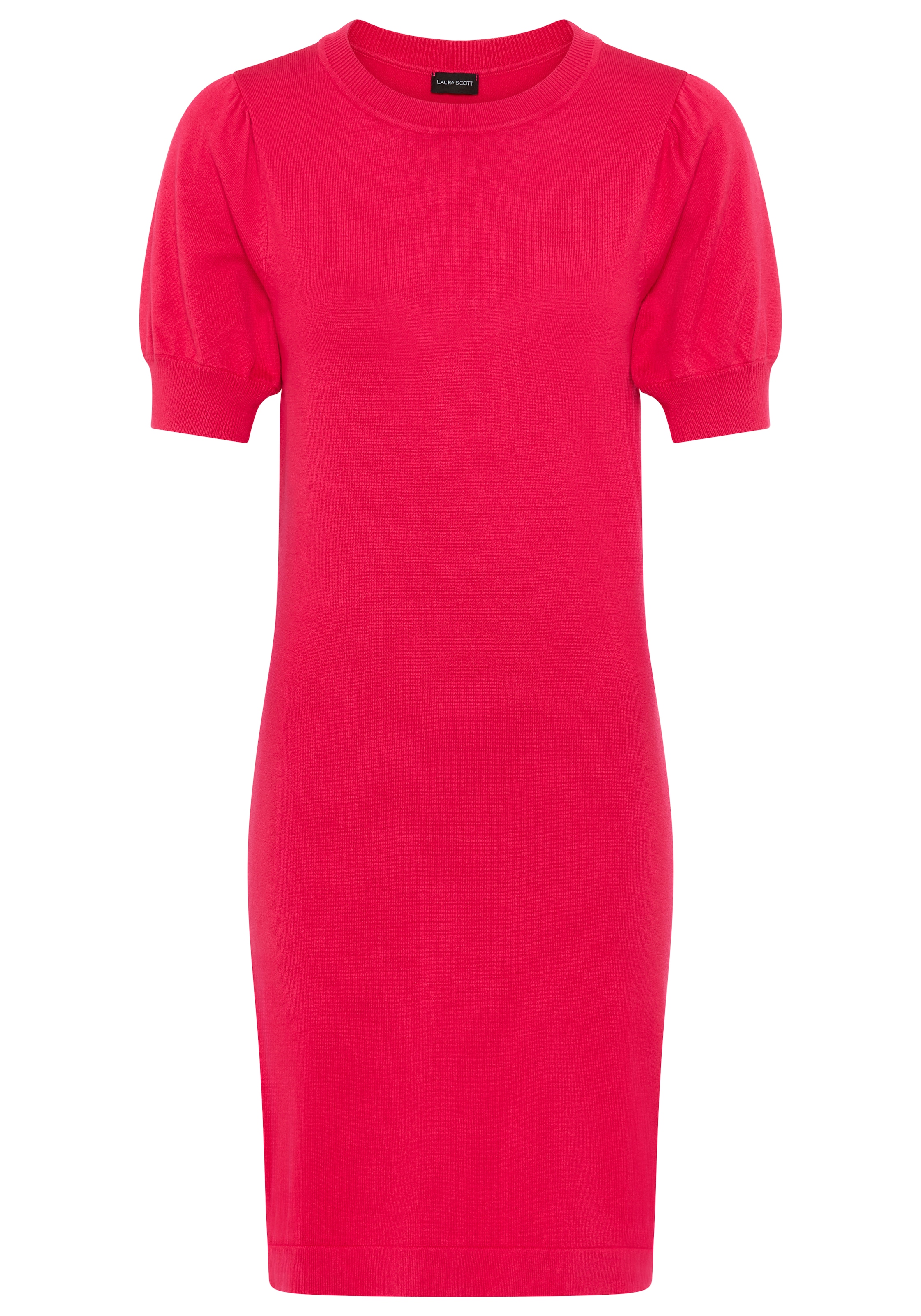 Laura Scott Robe en tricot mit femininen Volumenärmeln, mit Halbarm