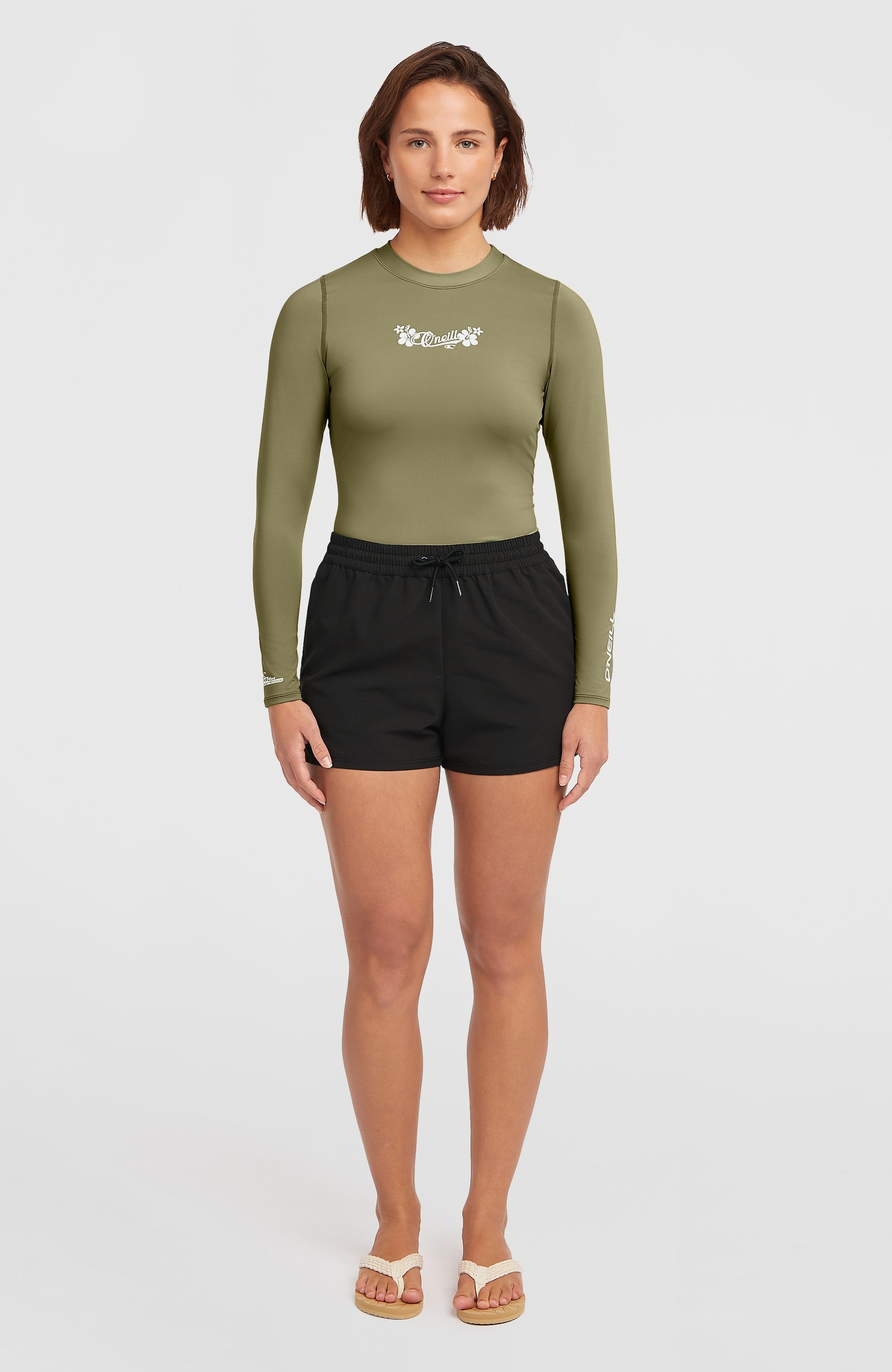 O'Neill Short de bain »ESSENTIALS 12" SWIMSHORTS« mit Seitentaschen, hoher Schnitt, elastischer Bund mit Kordelzug