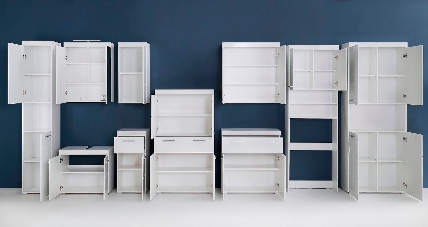 welltime Hängeschrank »Avena« Badschrank mit 1 Tür & 1 Boden - (B/T/H) 37/23/77 cm