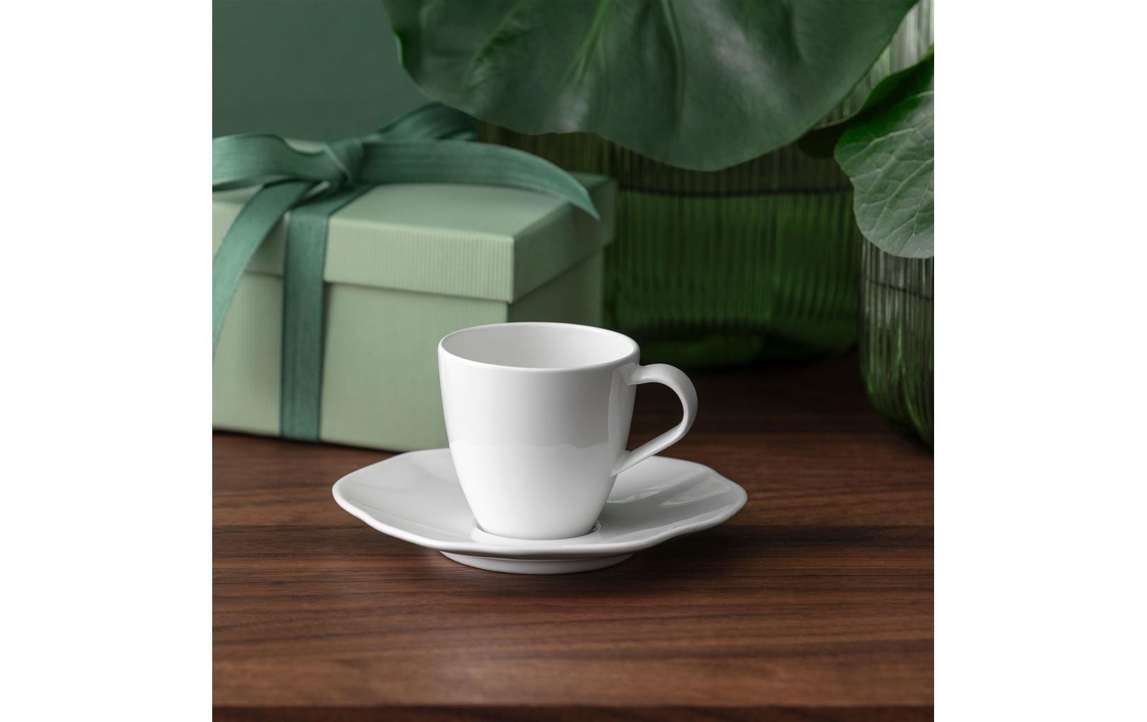 Villeroy & Boch Soucoupe »Pura 6 Stück« Elegante Untertasse für Espresso und Mokka