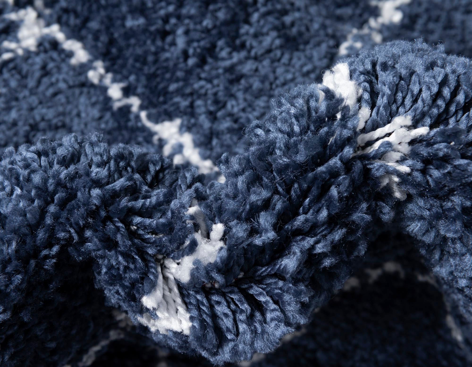 Myflair Möbel & Accessoires Hochflor-Teppich »Temara Shag, LAGERRÄUMUNG!« rechteckig 51 mm Höhe gewebt, Rauten Design, weich & kuschelig