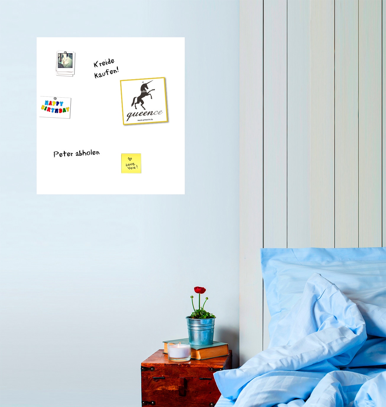 queence Magnetfolie »Magnetische Markerfolie« Boardmarkerfolie selbstklebend, zum beschriften