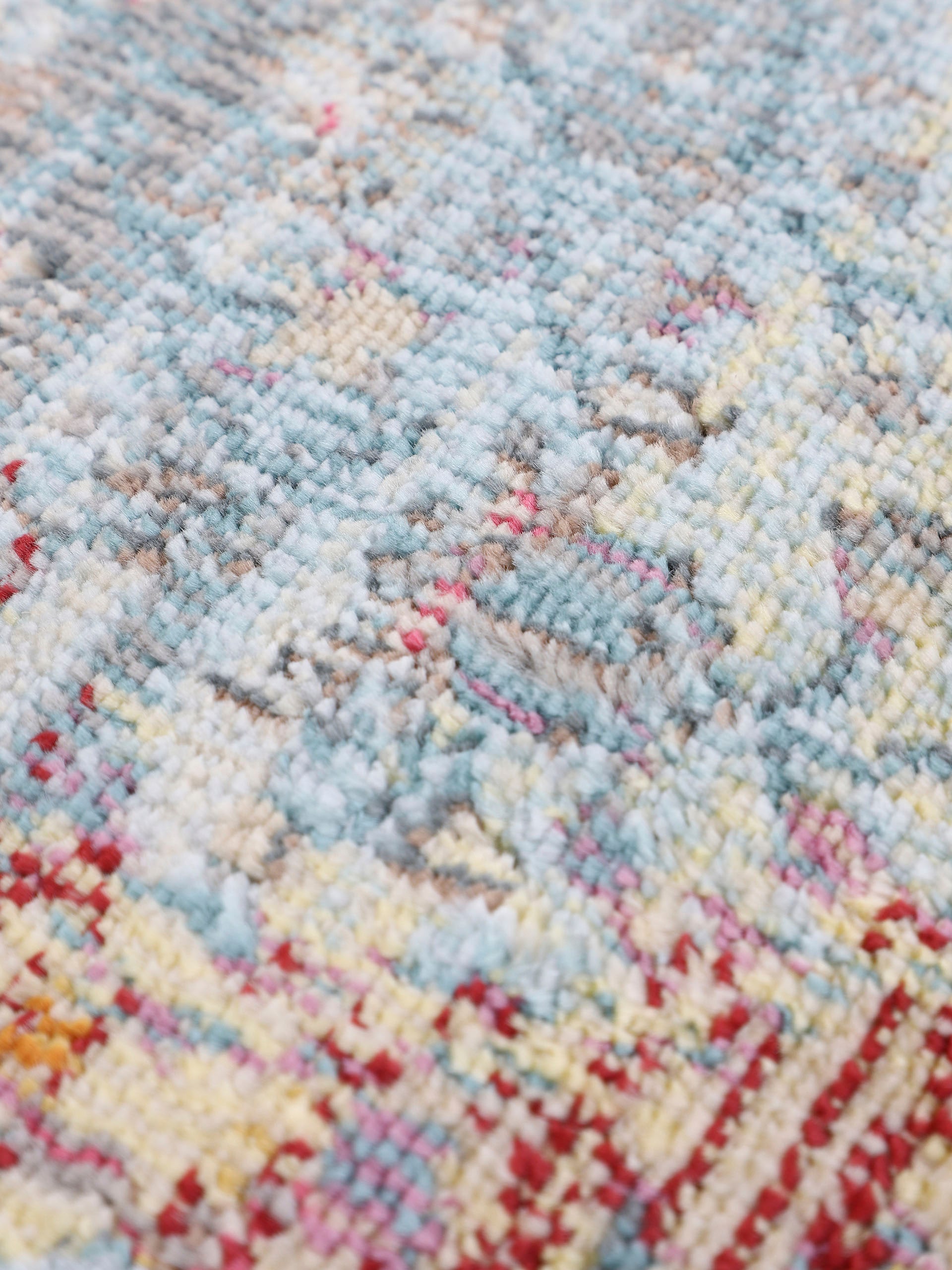 carpetfine Teppich »Esha ,   auch als Läufer erhältlich« rechteckig 8 mm Höhe Vintage Orient Look, schöne Farben, mit Fransen, Wohnzimmer