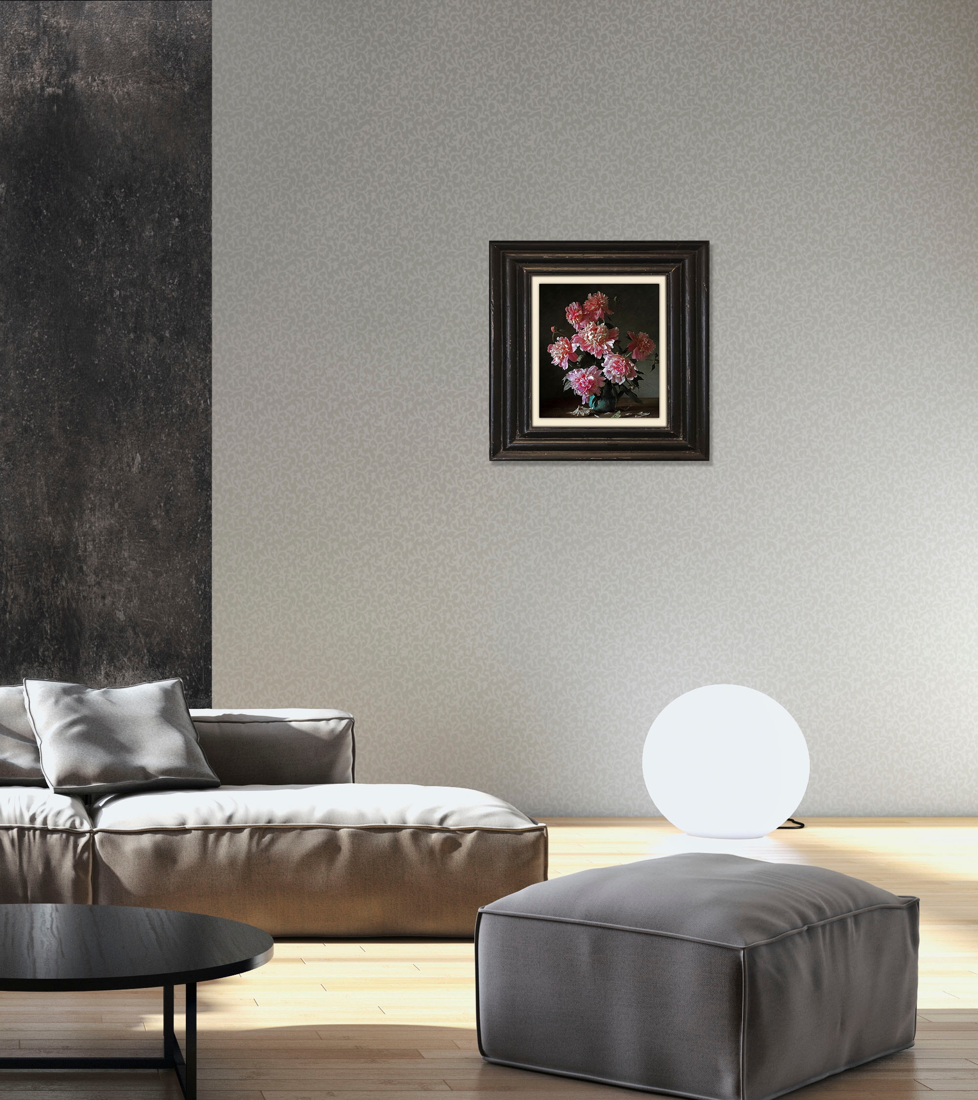 queence Leinwandbild »Blumen« Blumen | Blumenbilder | Kunst | Stillleben | Vasen & Töpfe Premium-Leinwandstoff, Handarbeit aus Deutschland, 40x40cm