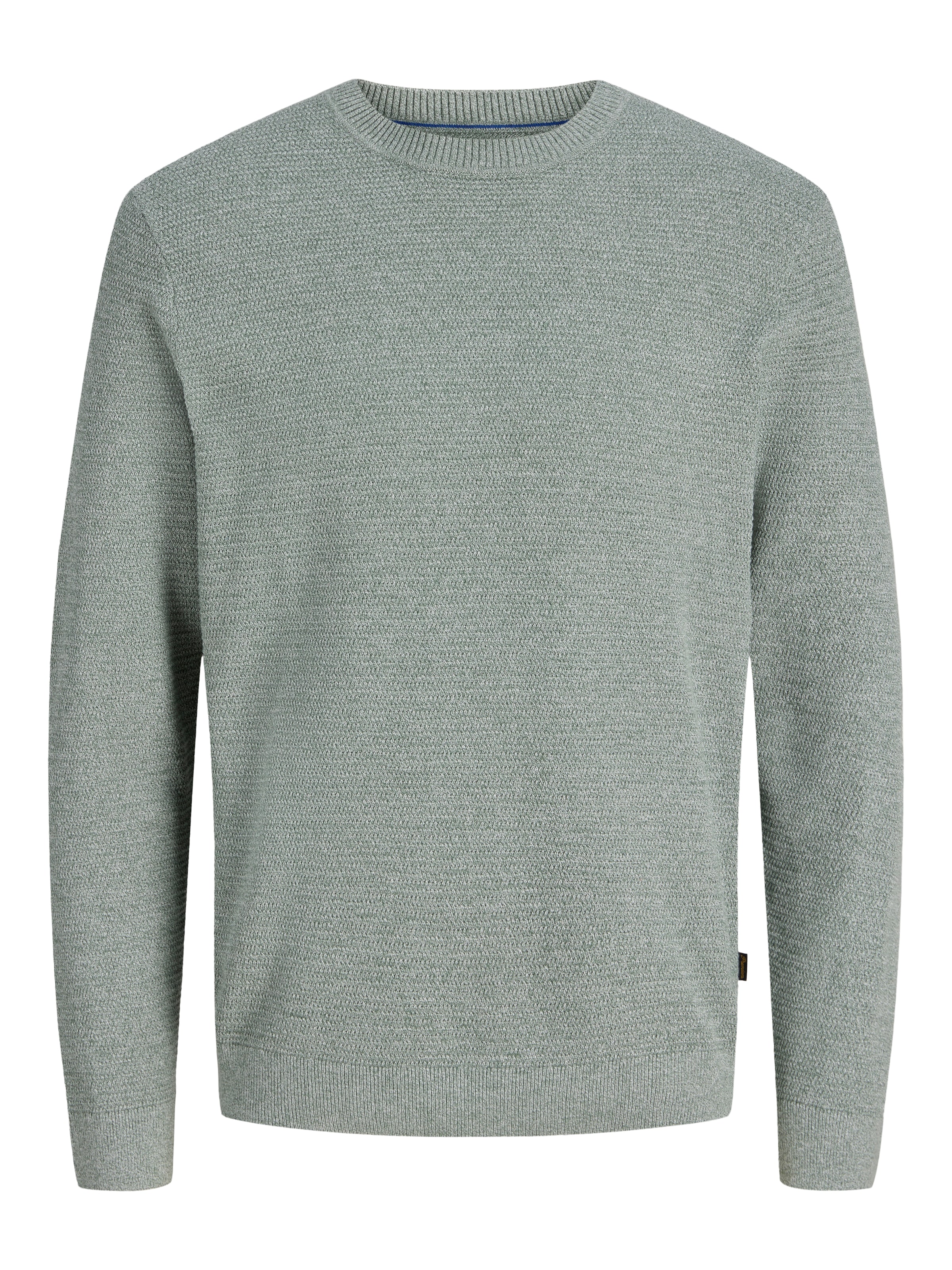Jack & Jones Pull à col rond »JPRBLURILEY KNIT CREW NECK LS SN« coton, coupe régulière
