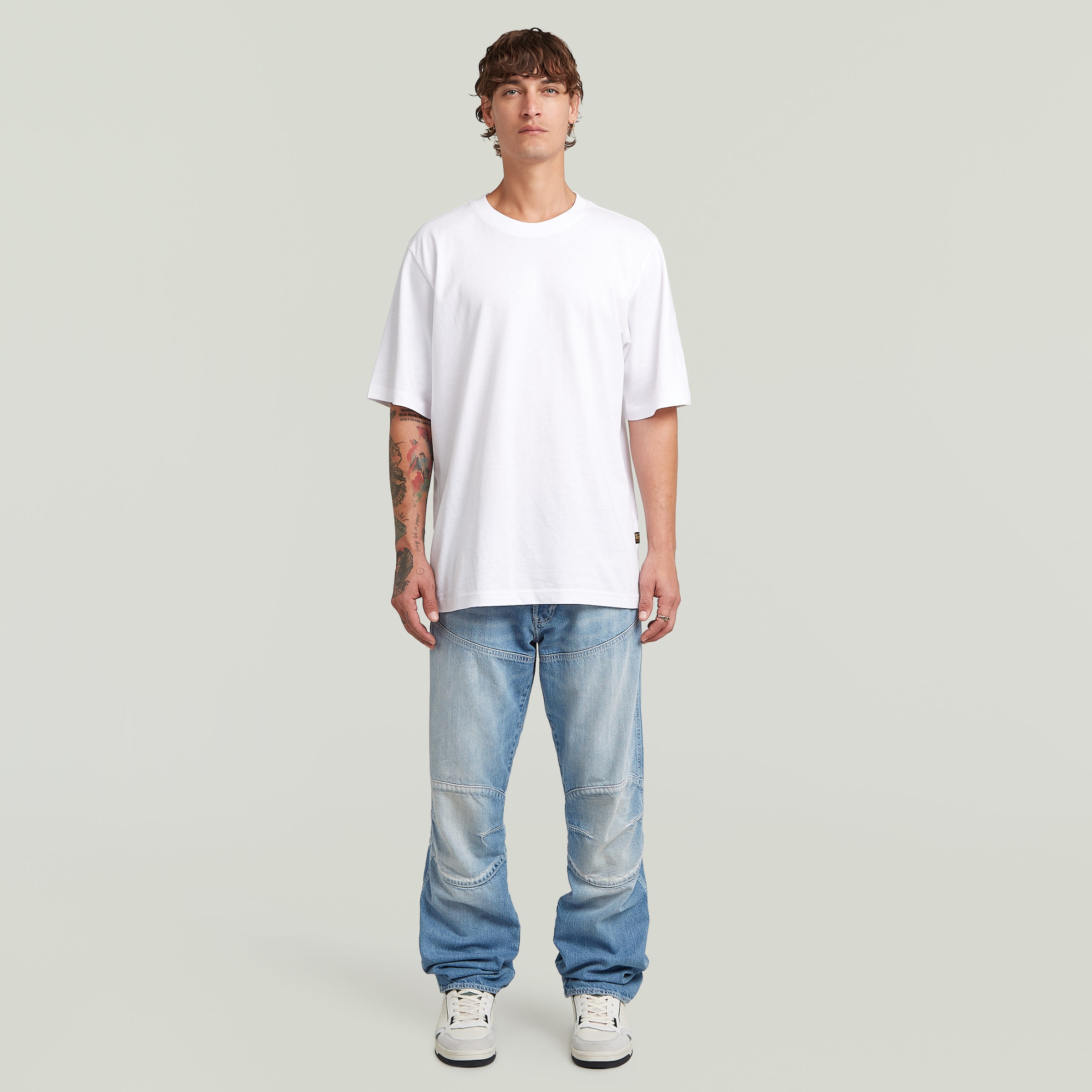 G-STAR Regular-fit-Jeans »5620 3D Regular« mit Knie-Patches