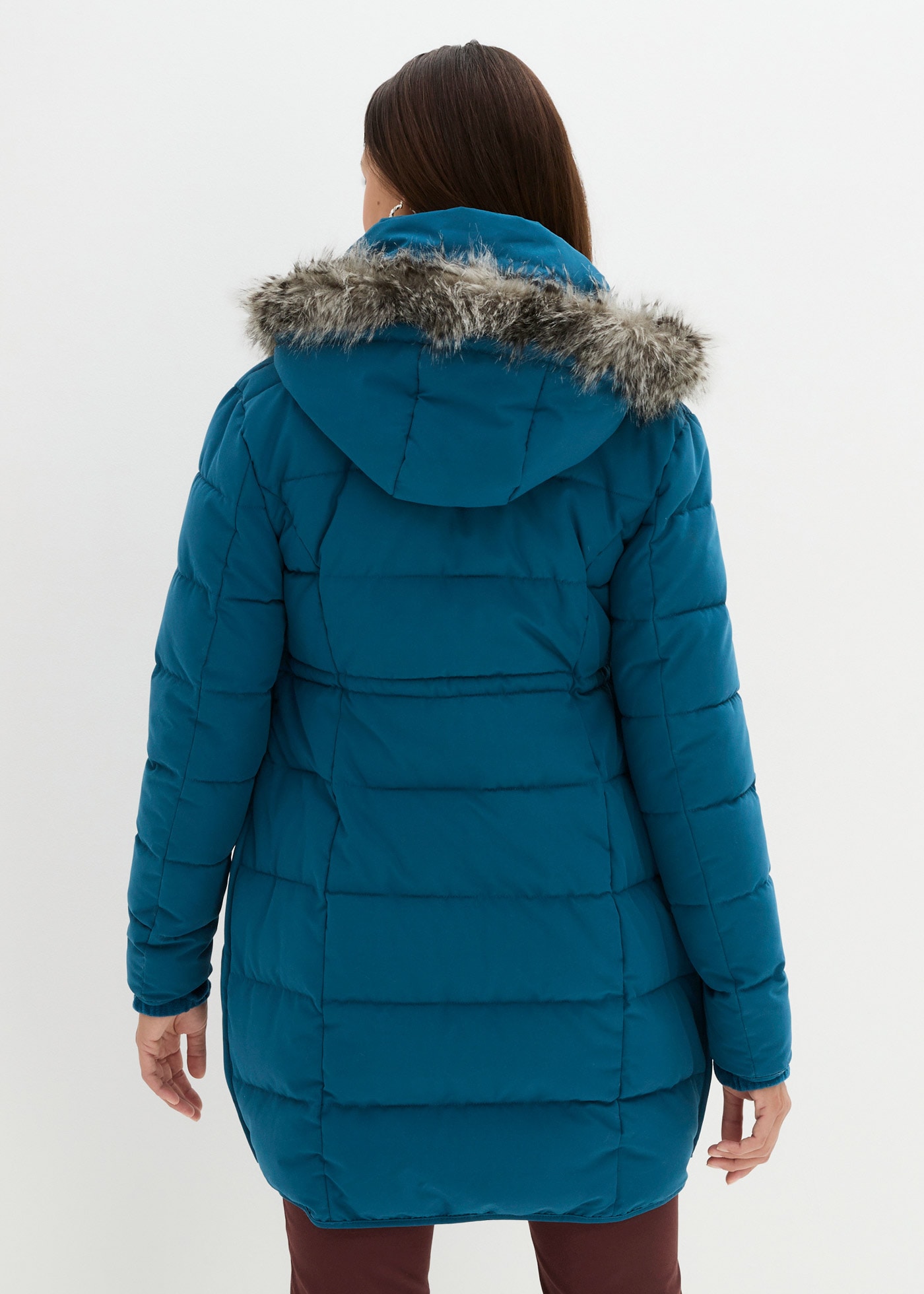 bonprix Veste de maternité »3-in-1 warm wattierte Umstands- und Tragejacke« mit Kapuze 3-in-1 warm wattierte Umstands- und Tragejacke