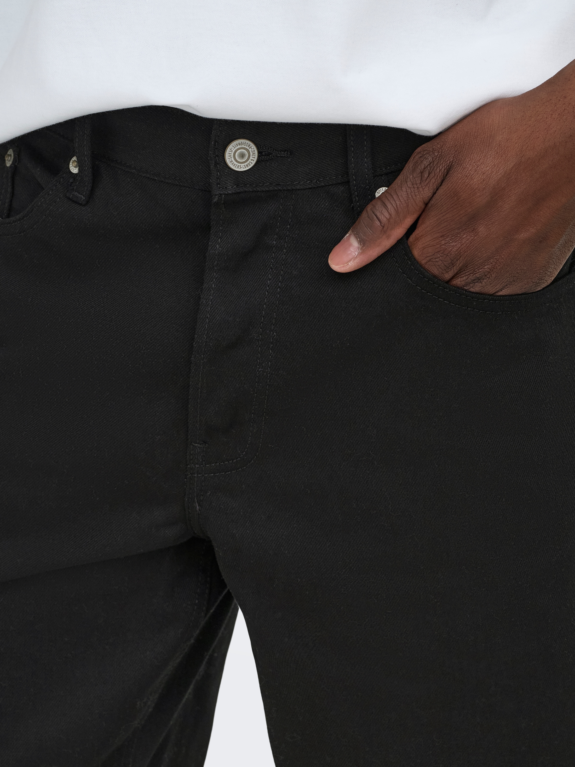 ONLY & SONS Short en jean »ONSEDGE STAY BD 6992 AZG DNM SHORTS NOOS« coton, coupe droite