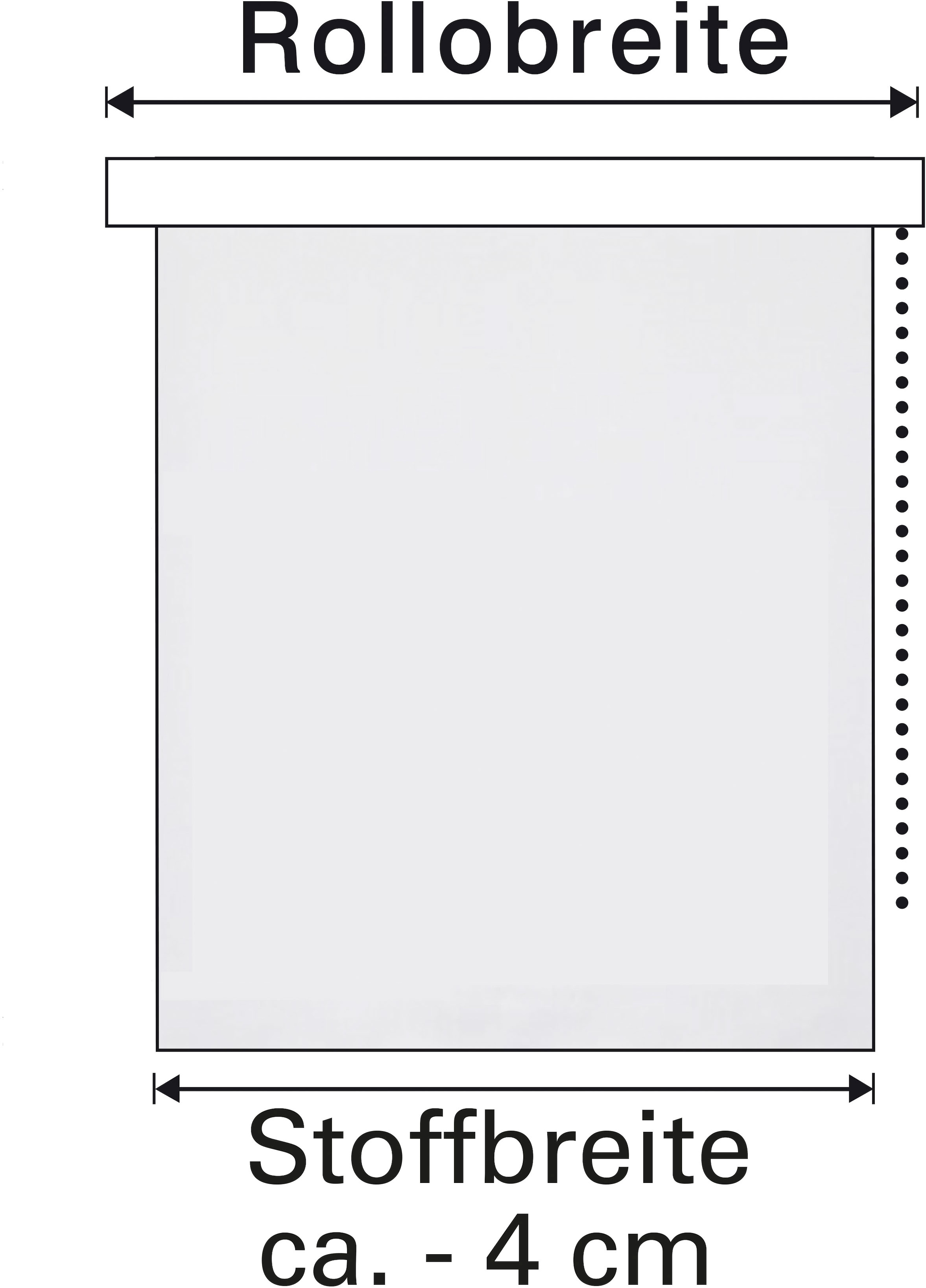 GARDINIA Rollo »Seitenzugrollo Lichtdurchlässig« transparent mit Bohren Schrauben, Decken-, Wand- oder Nischenmontage