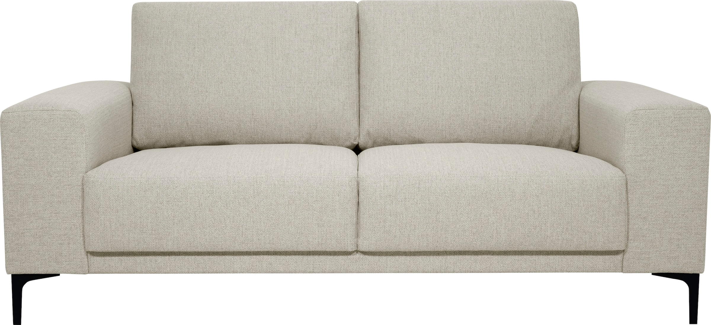 GOODproduct 2-places »Xander« Breite 164 cm, Webstoff, Soft-Touch Chenille, schwarze Metallfüsse