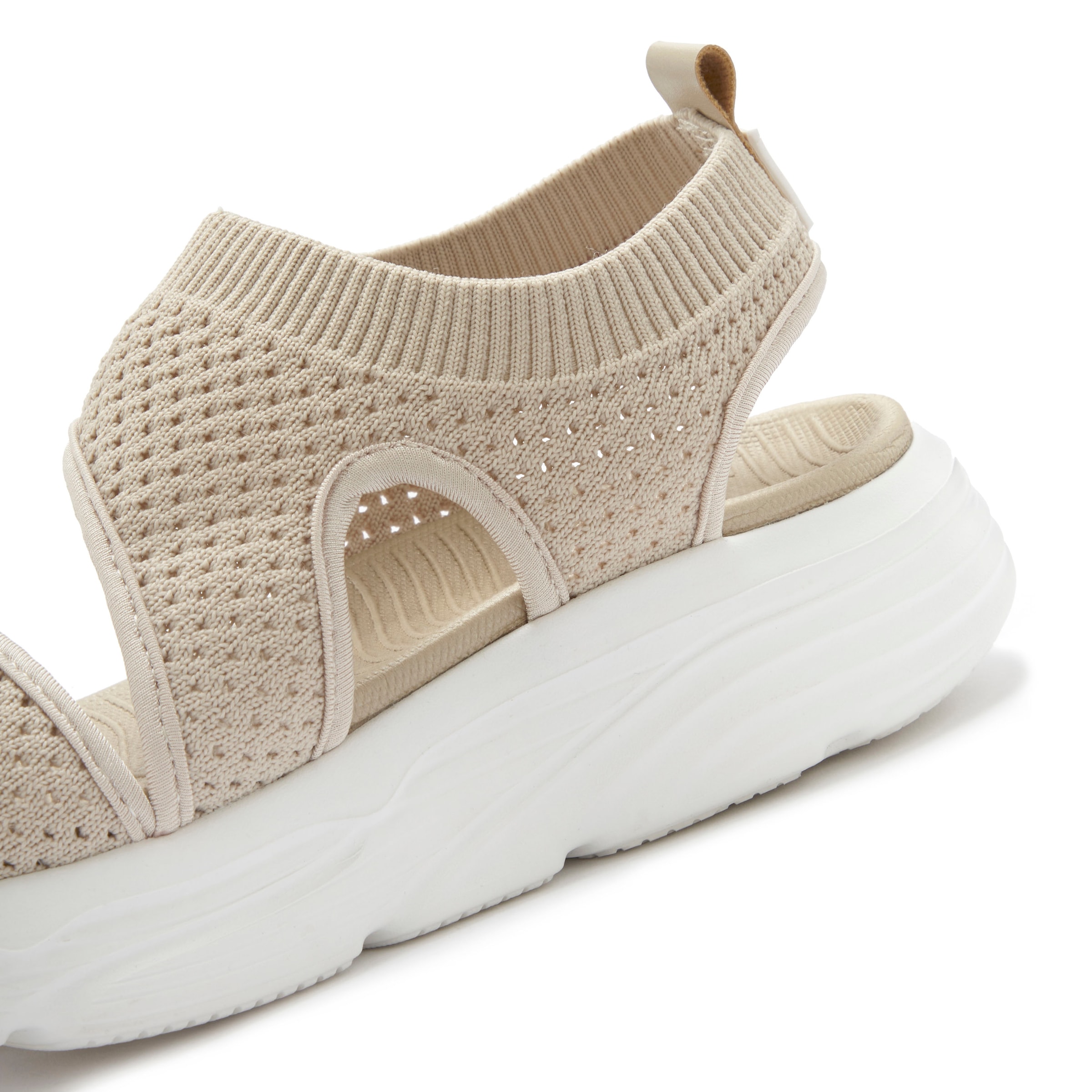 LASCANA Sandale »Sommerschuh«  Sandalette, Sommerschuh aus elastischem Textil besonders leicht VEGAN